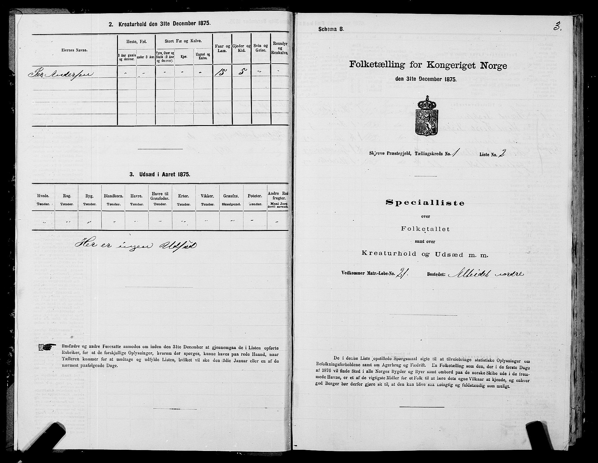 SATØ, Folketelling 1875 for 1941P Skjervøy prestegjeld, 1875, s. 1003