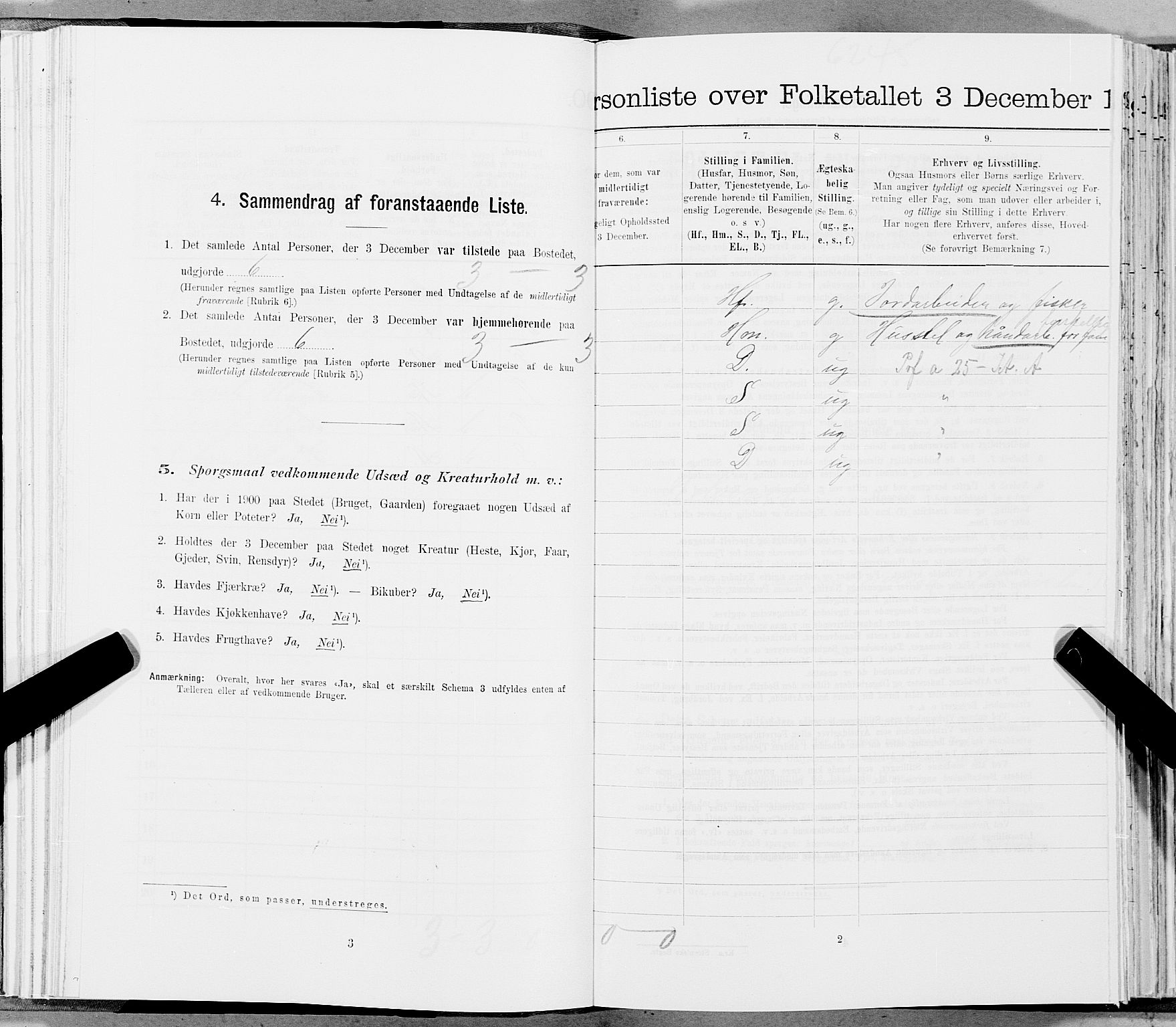 SAT, Folketelling 1900 for 1752 Kolvereid herred, 1900, s. 580