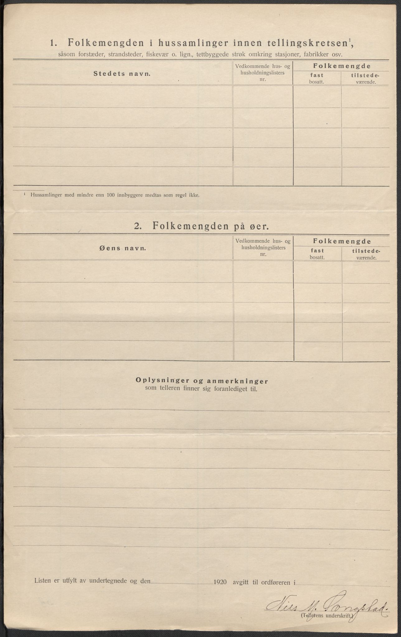 SAB, Folketelling 1920 for 1250 Haus herred, 1920, s. 23