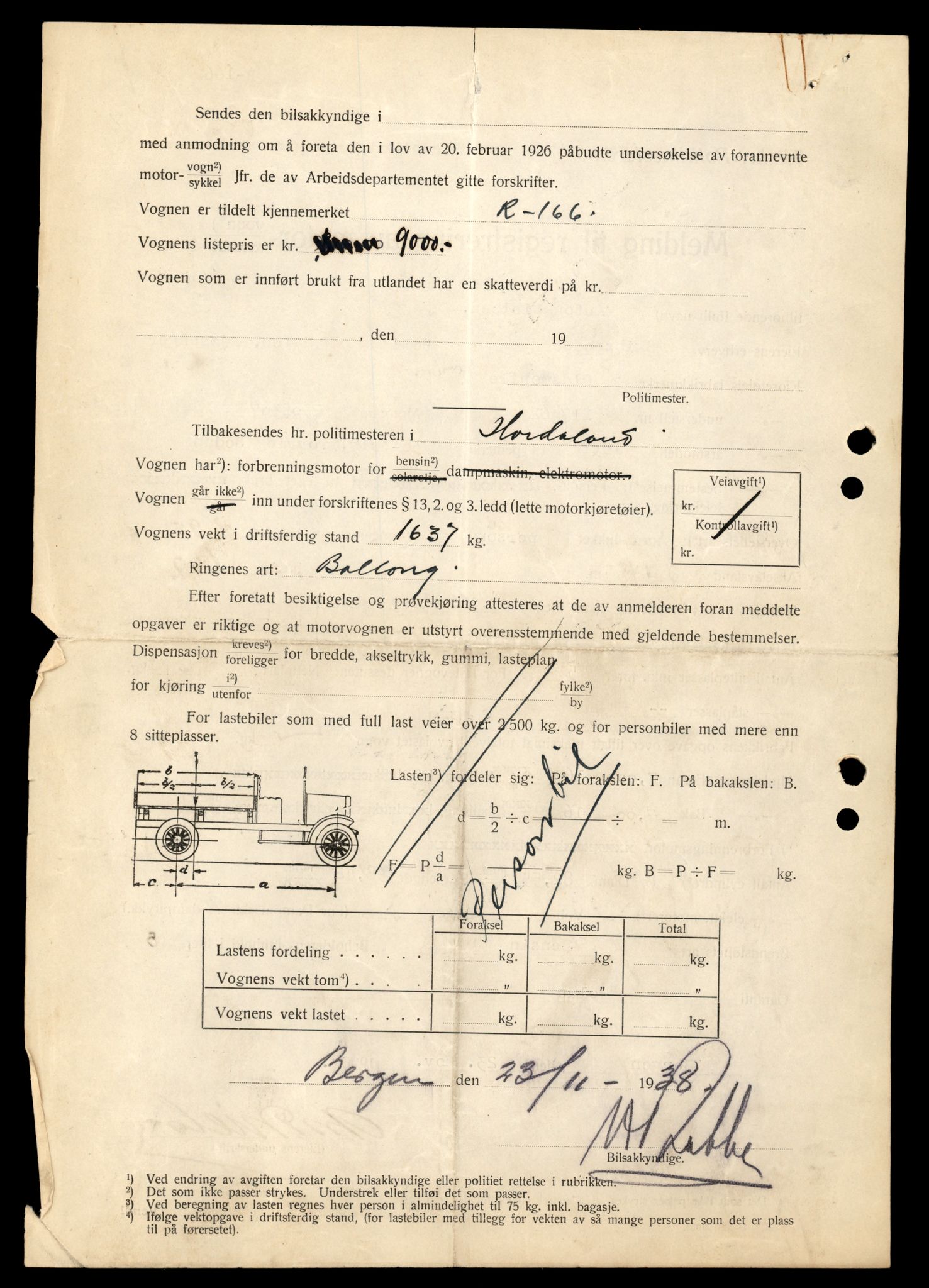 Møre og Romsdal vegkontor - Ålesund trafikkstasjon, AV/SAT-A-4099/F/Fe/L0042: Registreringskort for kjøretøy T 13906 - T 14079, 1927-1998, s. 2763
