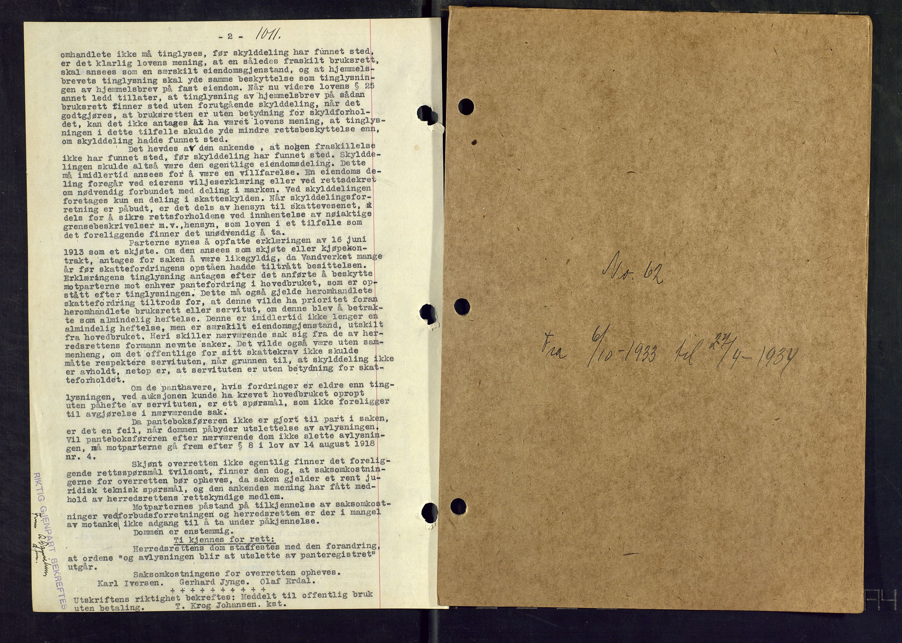 Gjerpen sorenskriveri, SAKO/A-216/G/Ga/Gaa/L0059: Pantebok nr. I 59-60 og 62, 1932-1934, Tingl.dato: 22.09.1933