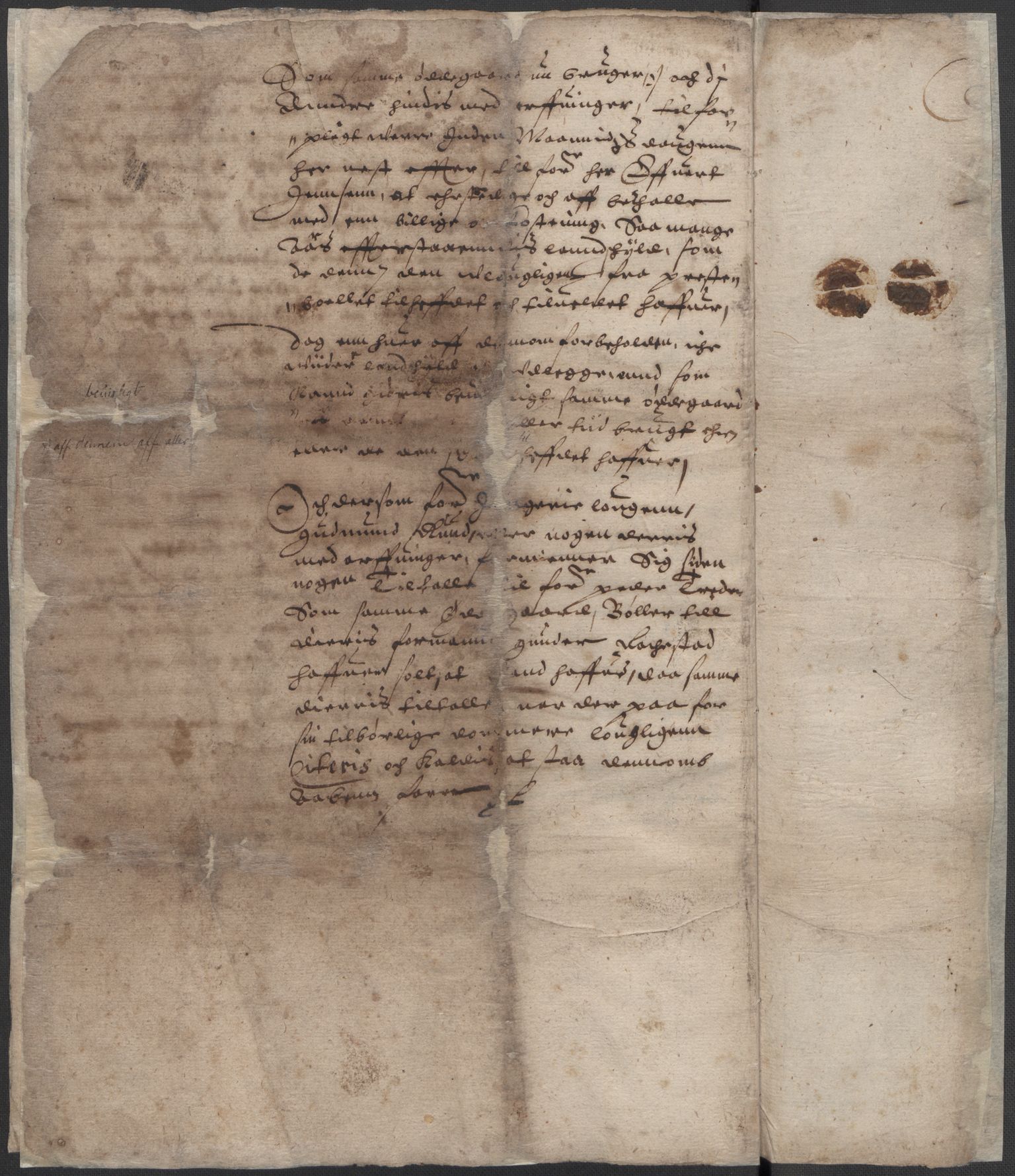 Riksarkivets diplomsamling, AV/RA-EA-5965/F15/L0007: Prestearkiv - Akershus, 1573-1693, s. 232