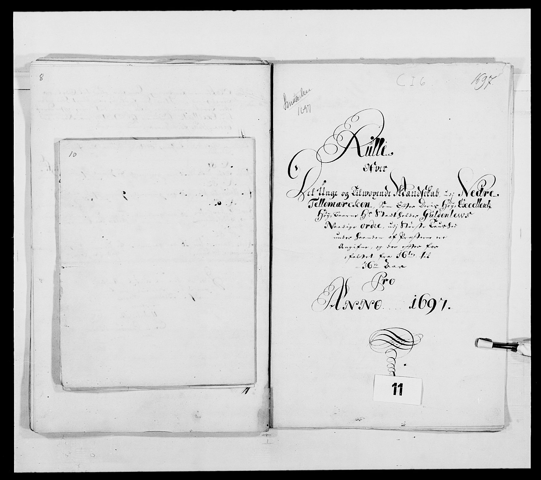 Kommanderende general (KG I) med Det norske krigsdirektorium, AV/RA-EA-5419/E/Ea/L0494: Smålenske regiment, 1697-1717, s. 33