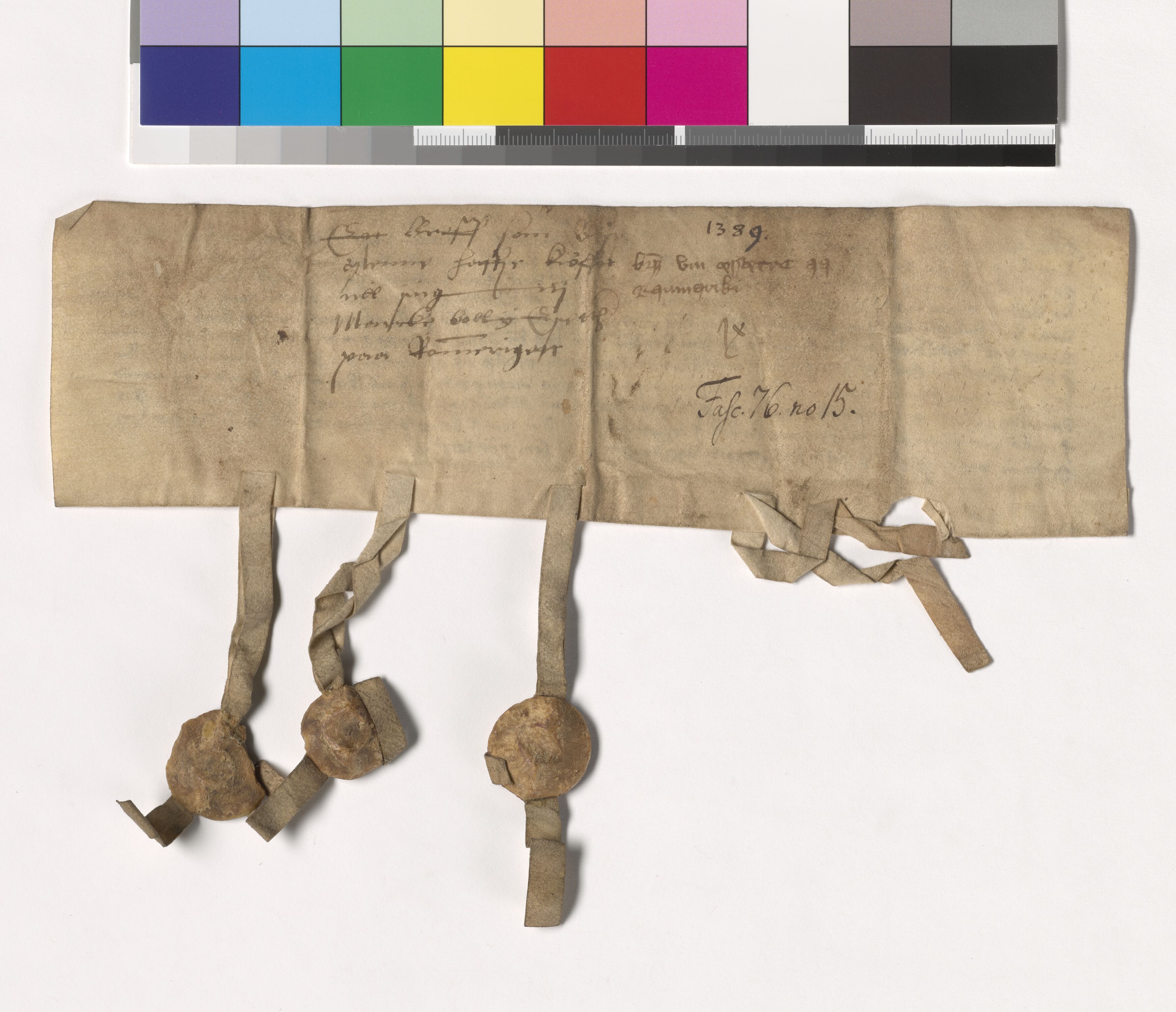 Riksarkivets diplomsamling, AV/RA-EA-5965/F05/L0188: NRA AM fasc. 76 nr. 13-16, 1389, s. 9
