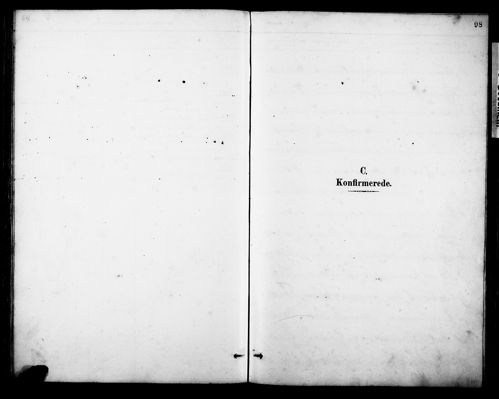 Ølen Sokneprestembete, SAB/A-79201/H/Hab: Klokkerbok nr. A 4, 1888-1930, s. 98