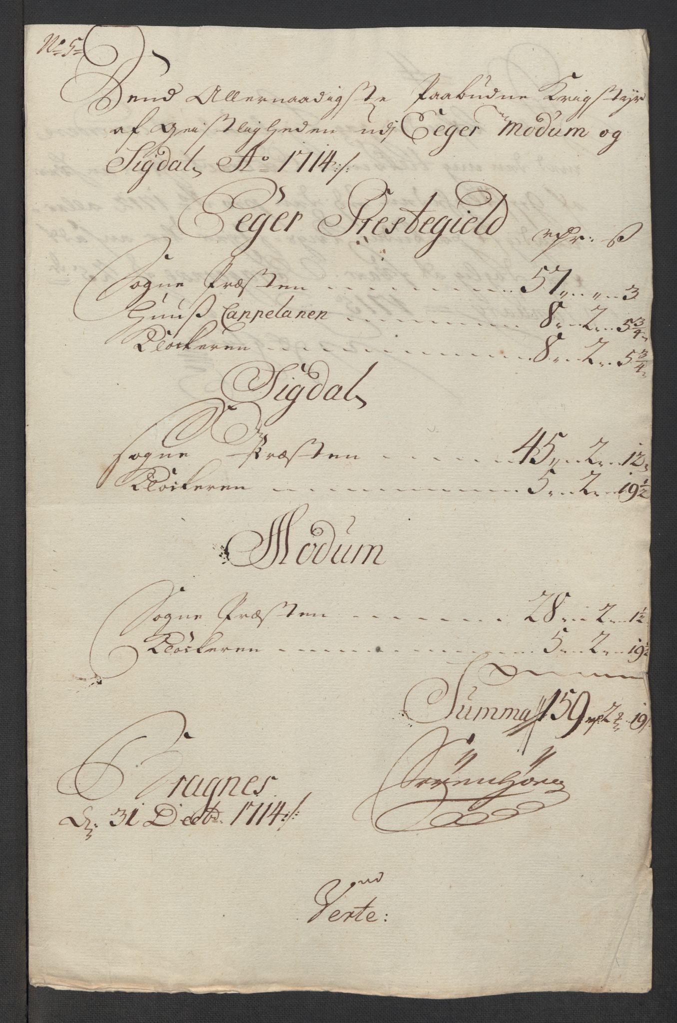 Rentekammeret inntil 1814, Reviderte regnskaper, Fogderegnskap, RA/EA-4092/R31/L1709: Fogderegnskap Hurum, Røyken, Eiker, Lier og Buskerud, 1714, s. 56