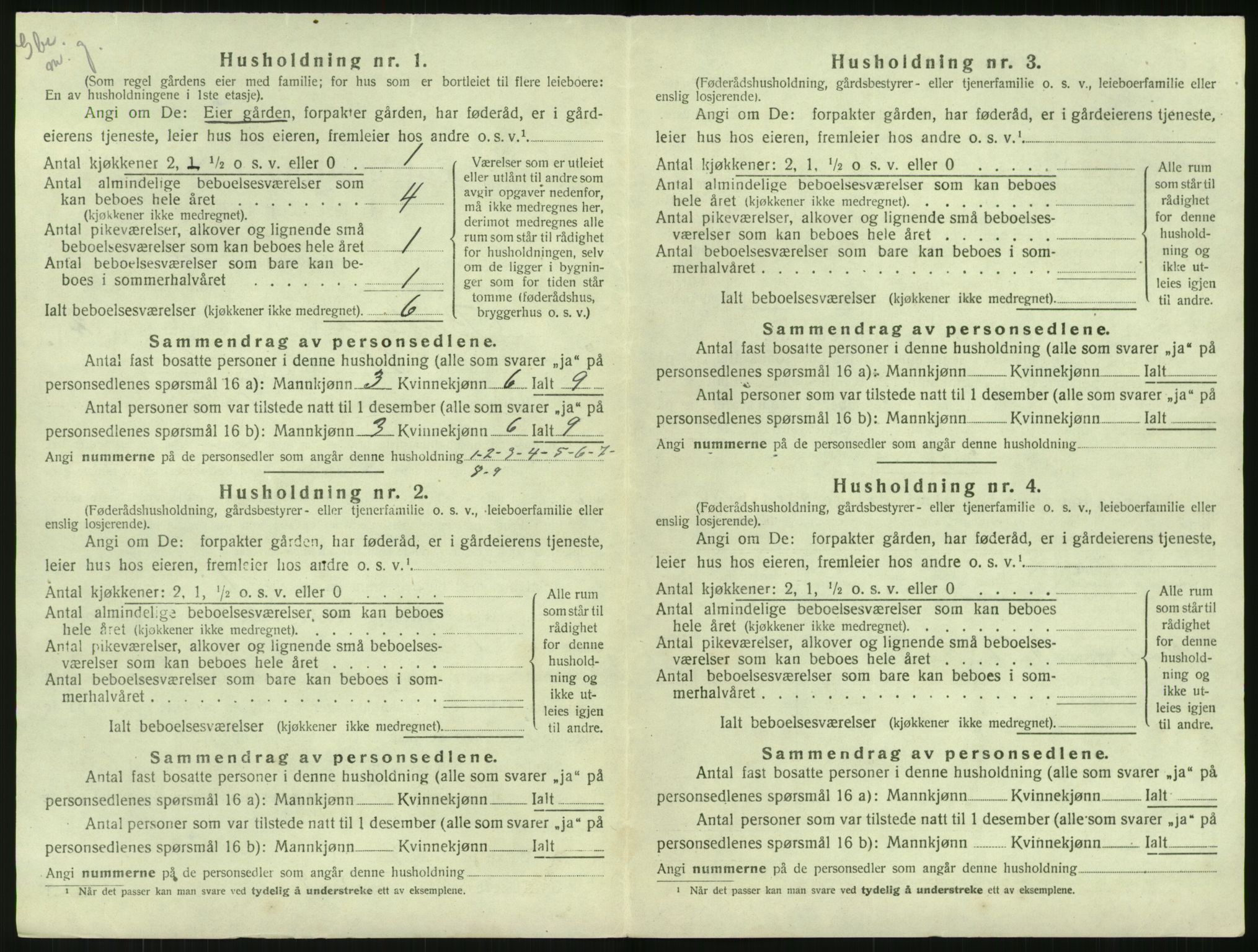 SAK, Folketelling 1920 for 0928 Birkenes herred, 1920, s. 98