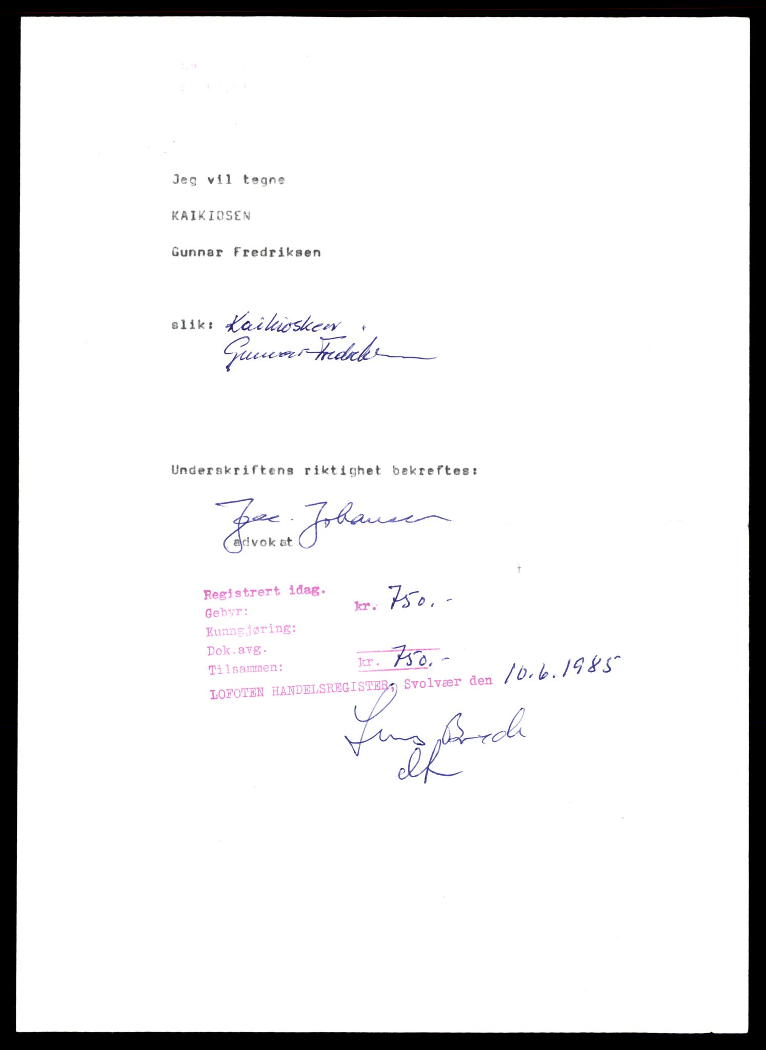 Lofoten sorenskriveri, SAT/A-0017/2/J/Jd/Jdc/L0009: Bilag, K, 1944-1990, s. 2