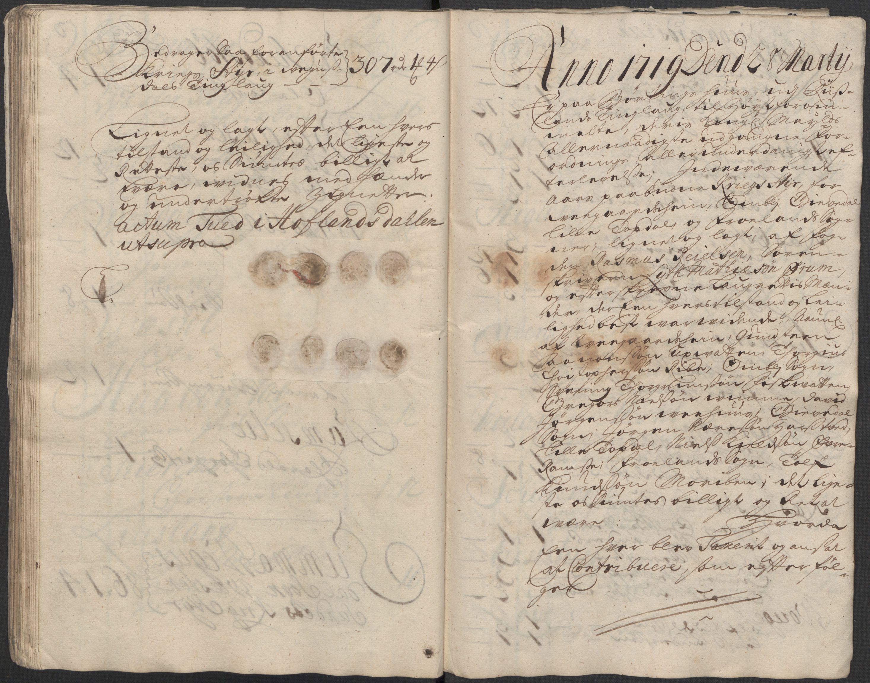 Rentekammeret inntil 1814, Reviderte regnskaper, Fogderegnskap, AV/RA-EA-4092/R40/L2453: Fogderegnskap Råbyggelag, 1718-1719, s. 326