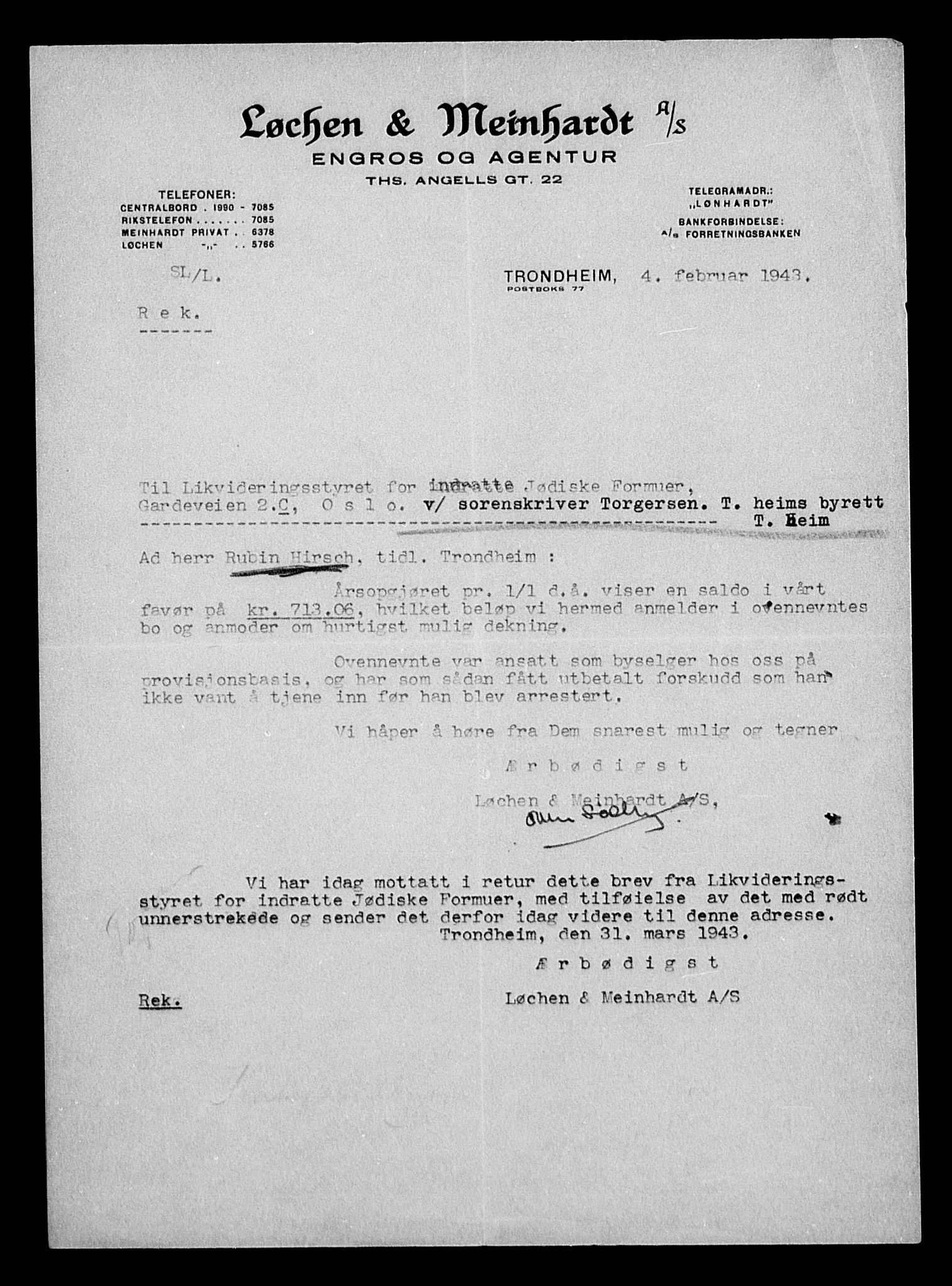 Justisdepartementet, Tilbakeføringskontoret for inndratte formuer, AV/RA-S-1564/H/Hc/Hca/L0896: --, 1945-1947, s. 296