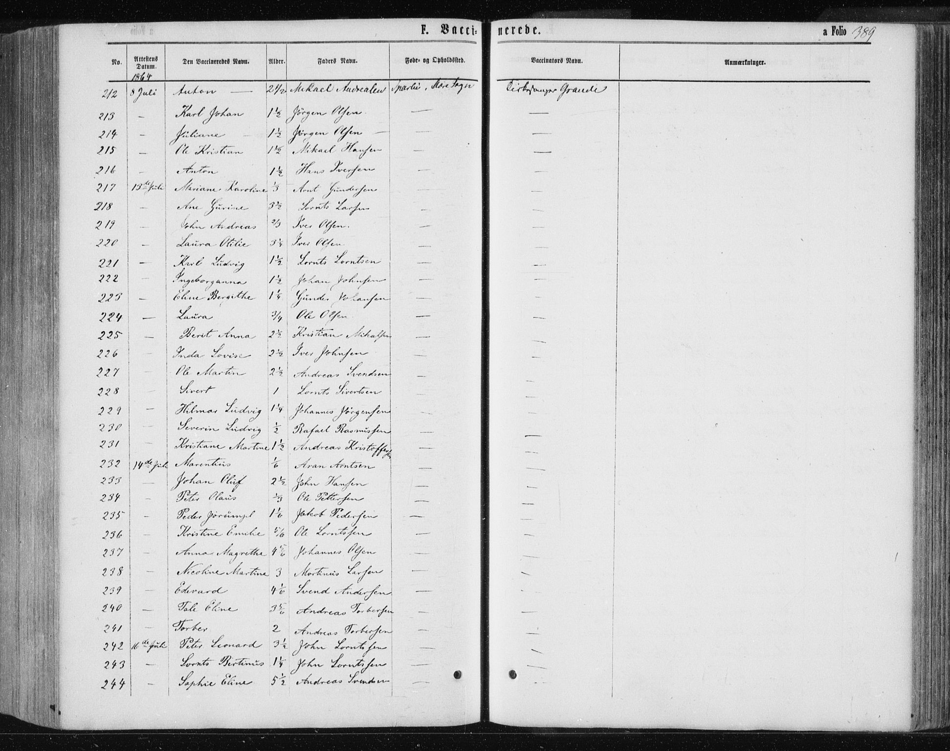 Ministerialprotokoller, klokkerbøker og fødselsregistre - Nord-Trøndelag, AV/SAT-A-1458/735/L0345: Ministerialbok nr. 735A08 /1, 1863-1872, s. 389