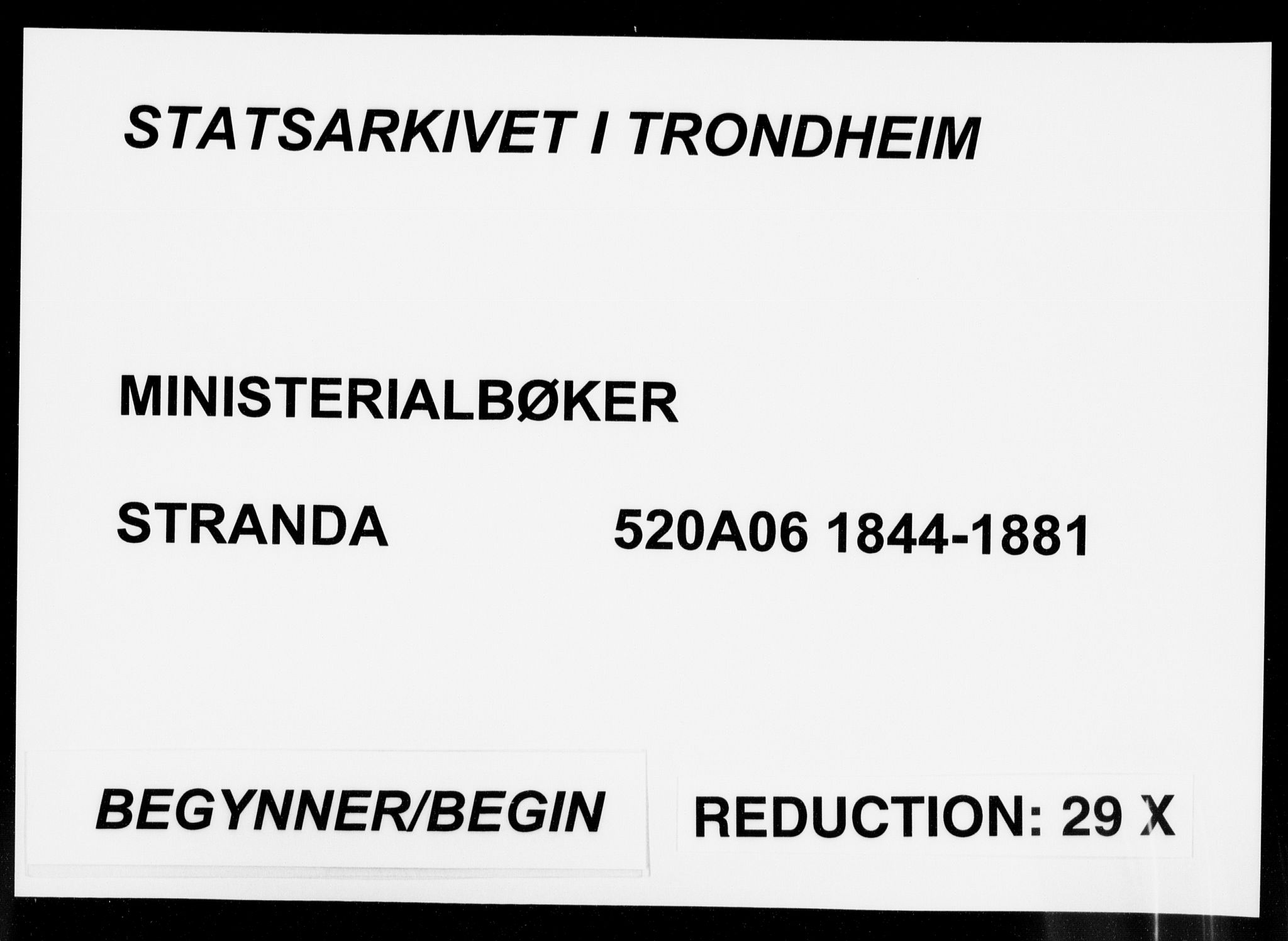 Ministerialprotokoller, klokkerbøker og fødselsregistre - Møre og Romsdal, SAT/A-1454/520/L0276: Ministerialbok nr. 520A06, 1844-1881