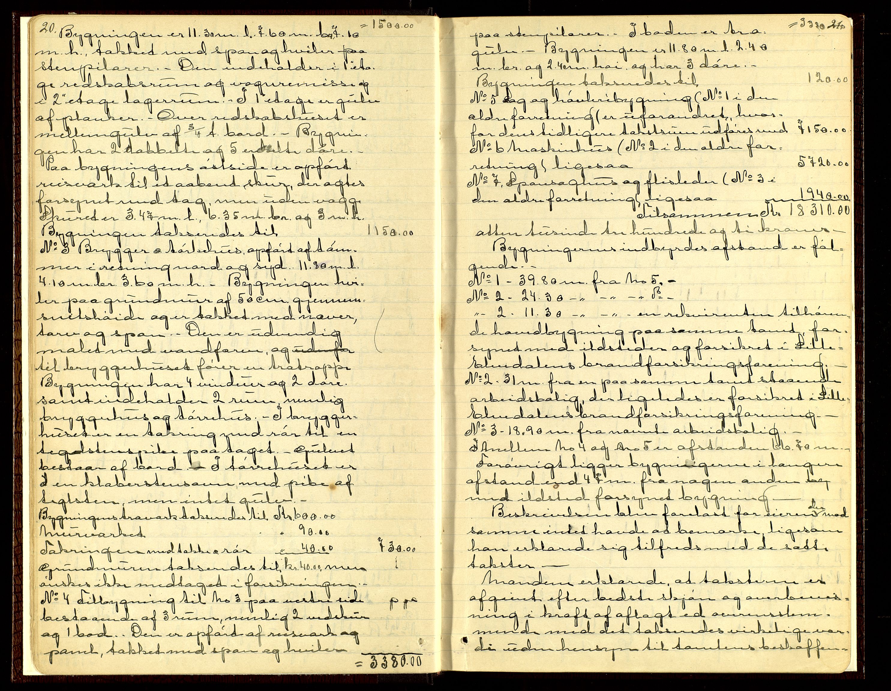 Norges Brannkasse, Alvdal og Folldal, AV/SAH-NBRANA-026/F/L0002: Branntakstprotokoll, 1899-1940, s. 20-21