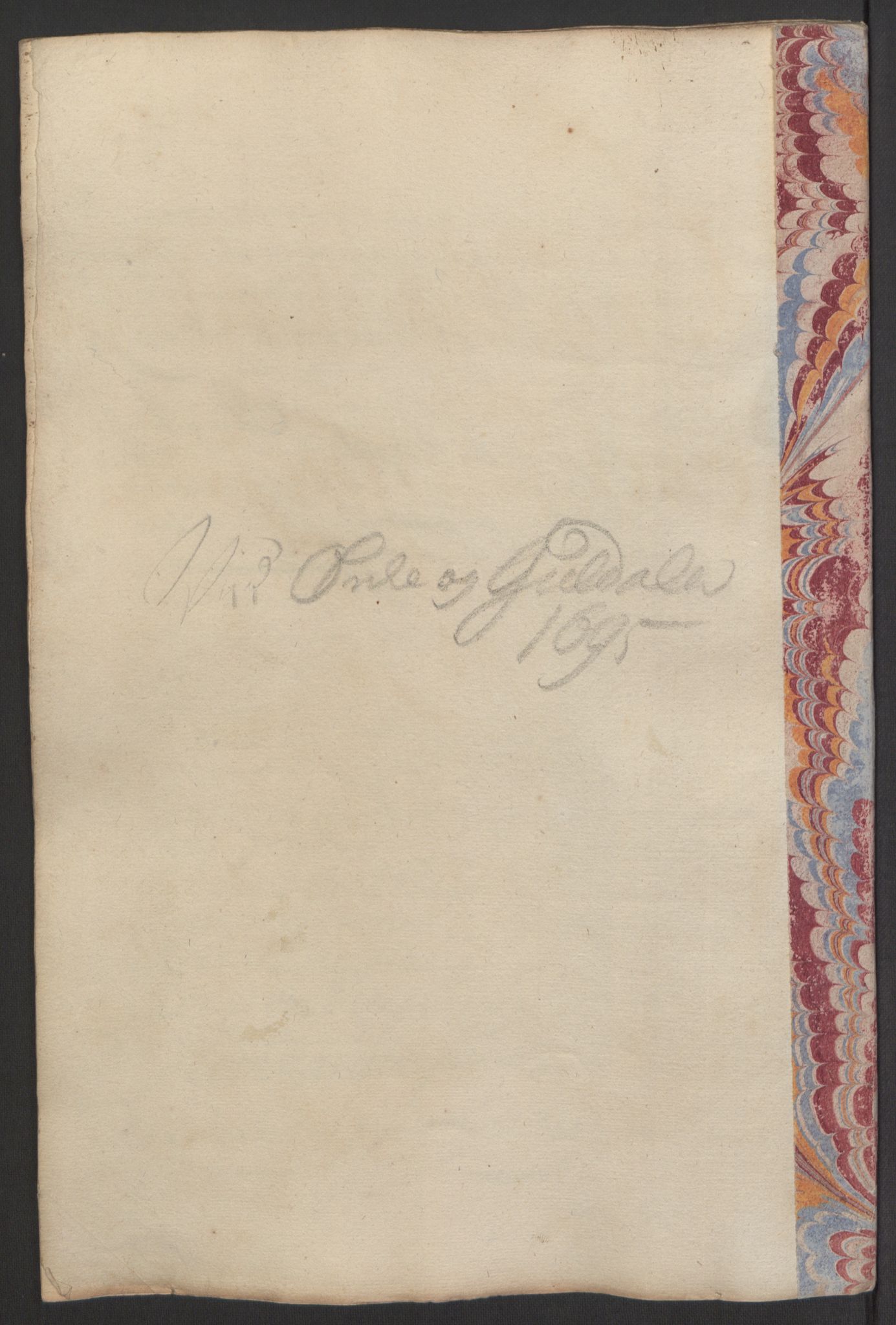 Rentekammeret inntil 1814, Reviderte regnskaper, Fogderegnskap, RA/EA-4092/R60/L3945: Fogderegnskap Orkdal og Gauldal, 1695, s. 159
