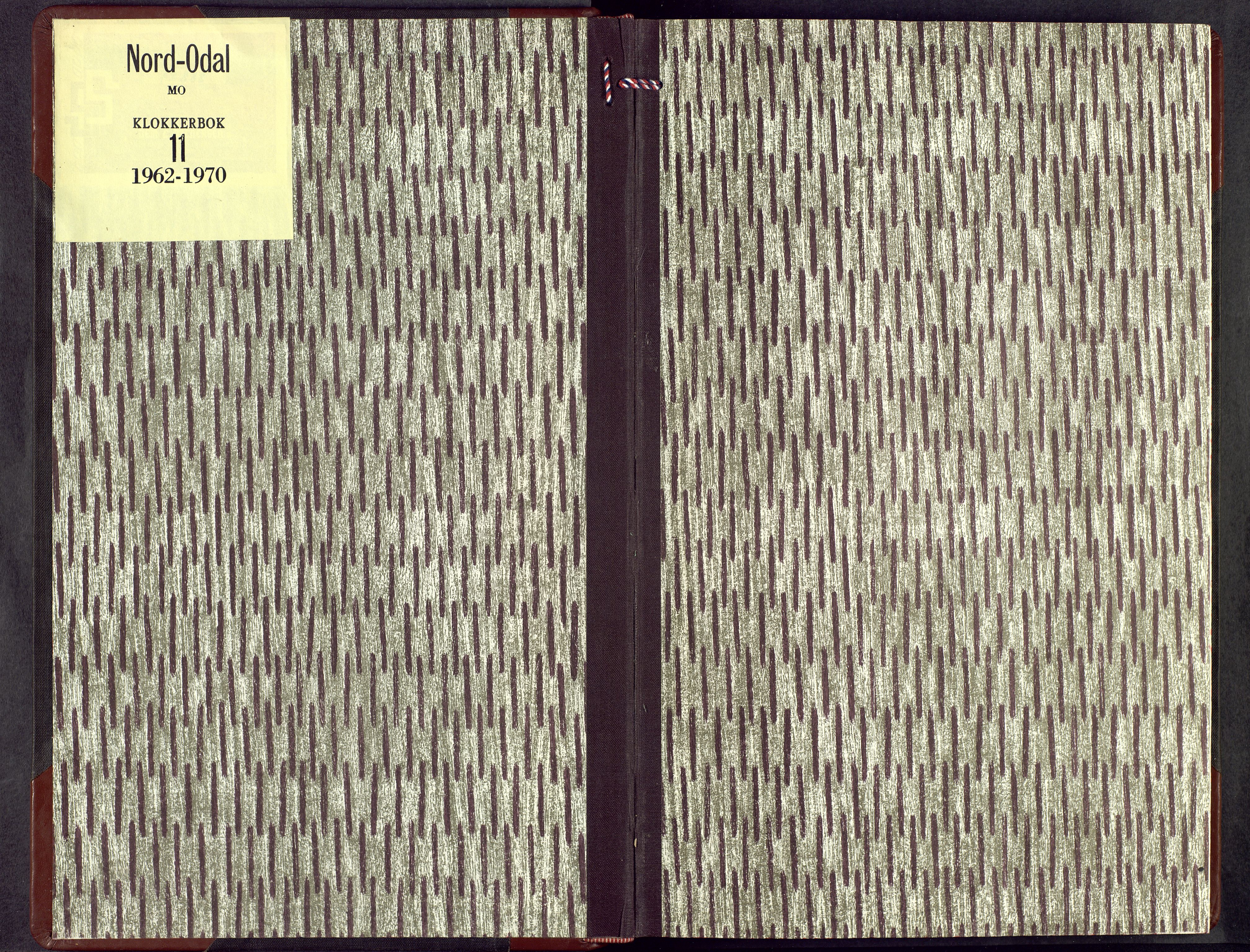 Nord-Odal prestekontor, SAH/PREST-032/H/Ha/Hab/L0011: Klokkerbok nr. 11, 1962-1970