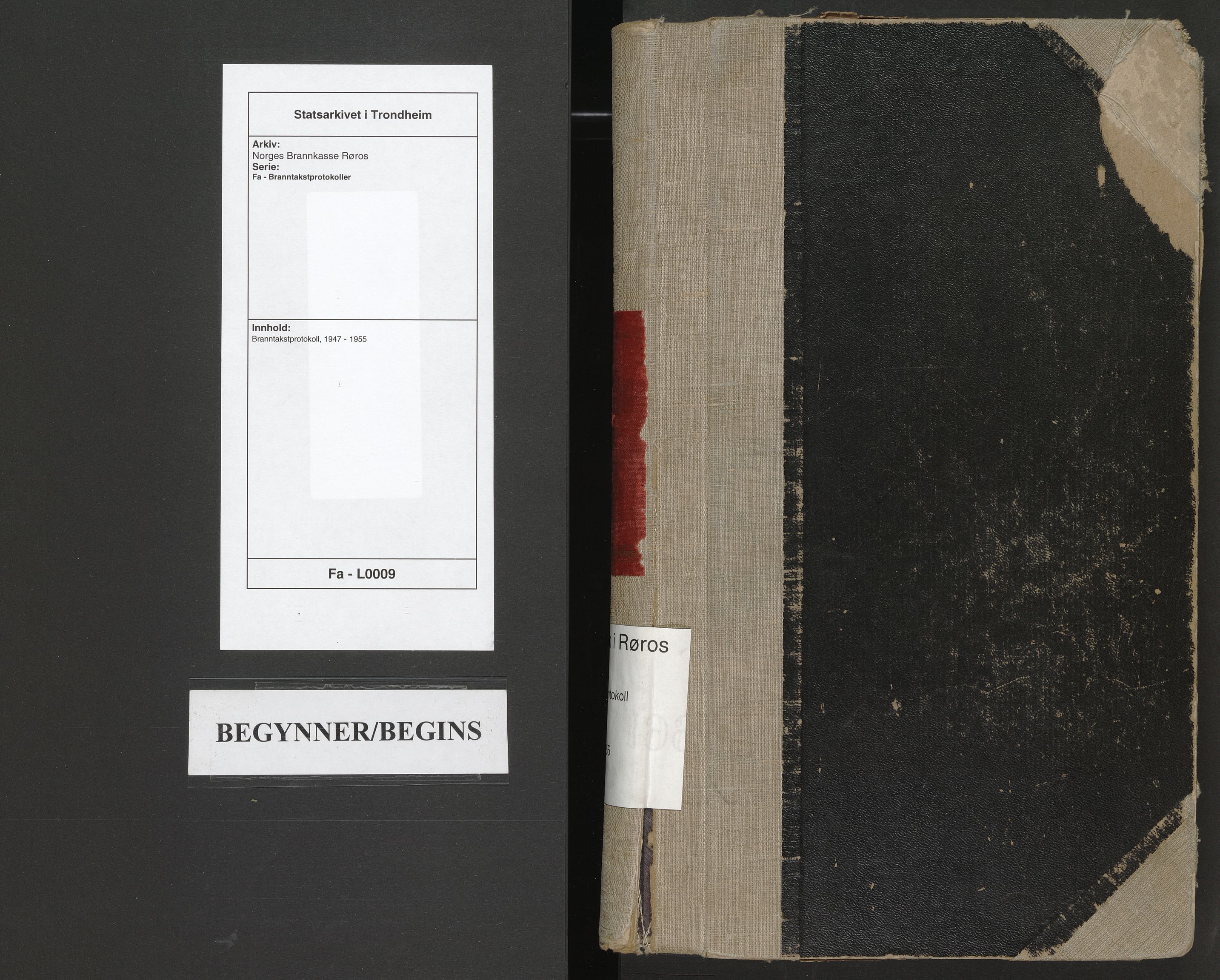 Norges Brannkasse Røros, SAT/A-5531/Fa/L0009: Branntakstprotokoll, 1947-1955