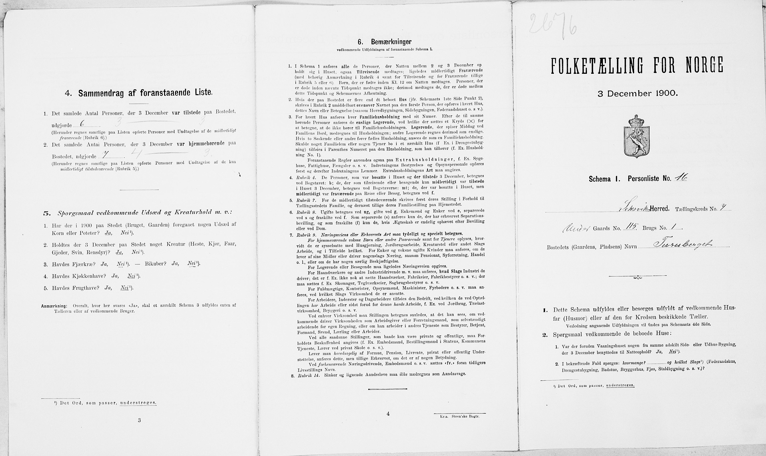 SAT, Folketelling 1900 for 1718 Leksvik herred, 1900, s. 861