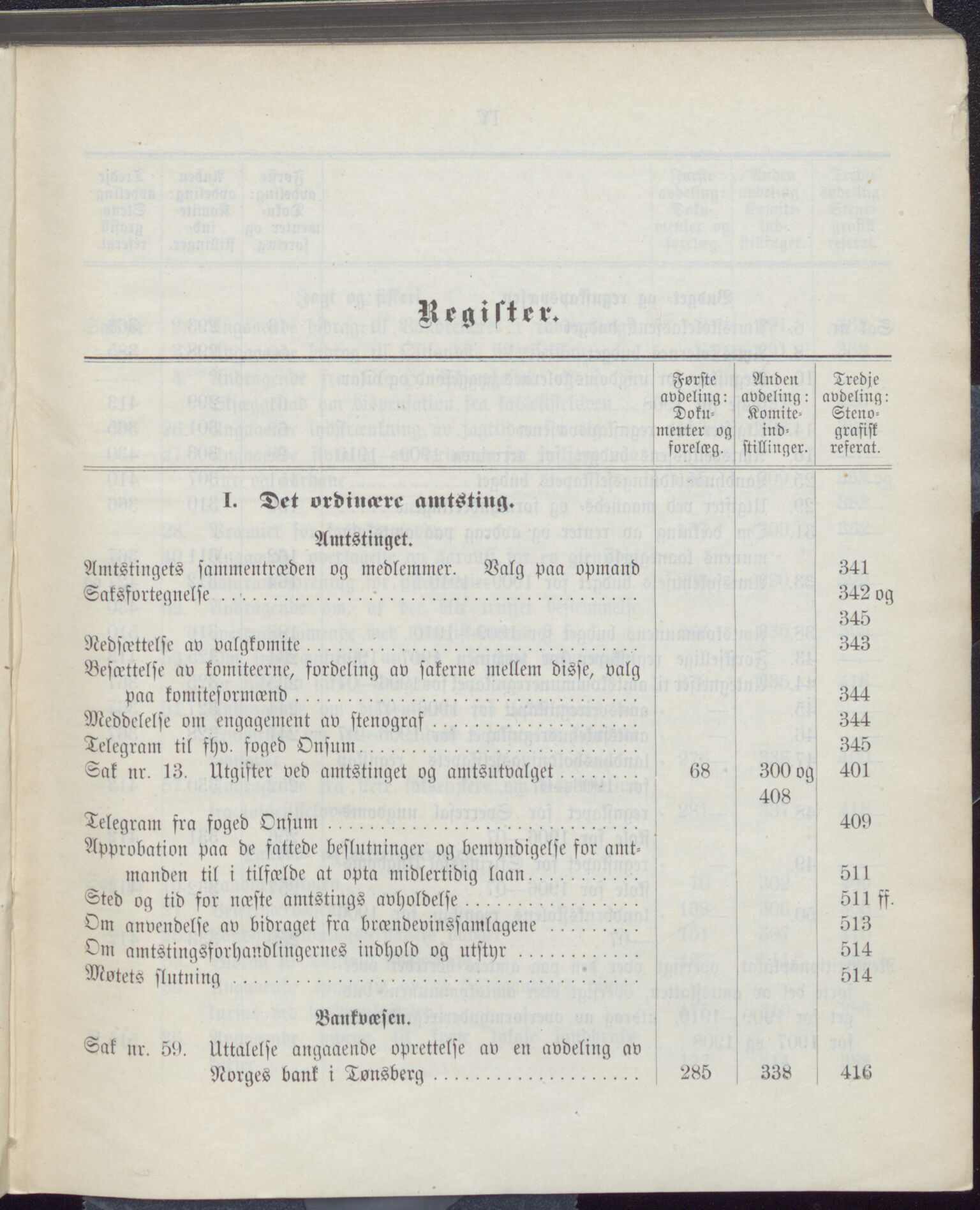 Vestfold fylkeskommune. Fylkestinget, VEMU/A-1315/A/Ab/Abb/L0056: Fylkestingsforhandlinger, 1909