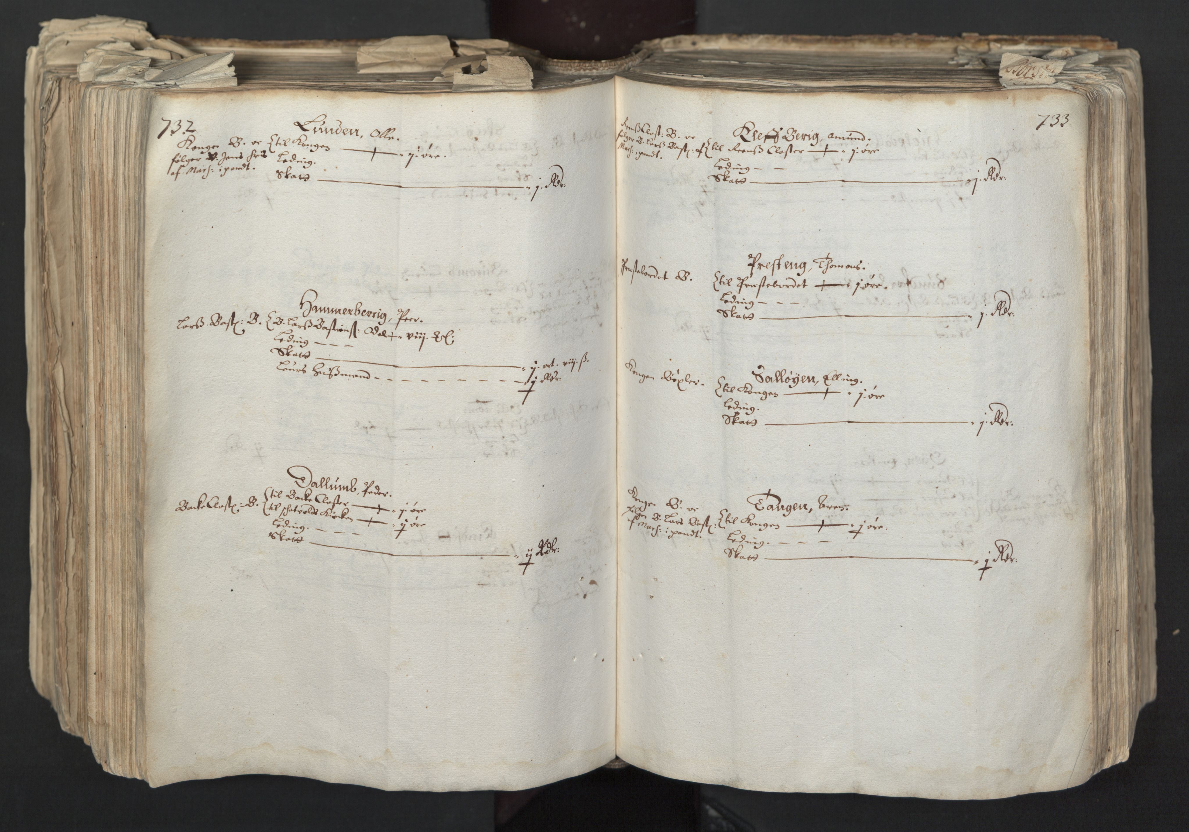 Rentekammeret inntil 1814, Realistisk ordnet avdeling, AV/RA-EA-4070/L/L0027: Trondheim lagdømme:, 1661, s. 732-733