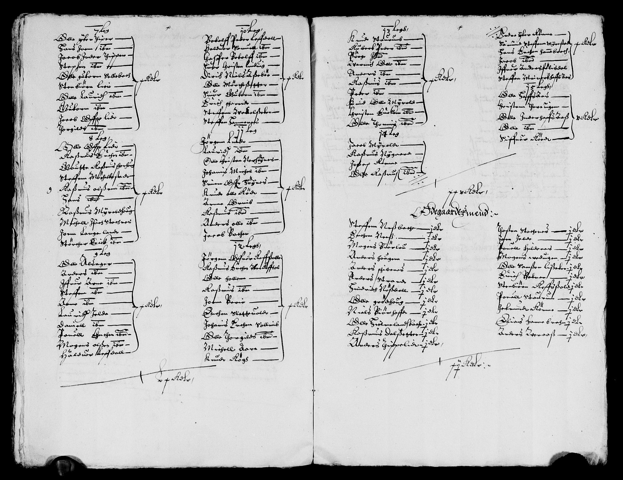 Rentekammeret inntil 1814, Reviderte regnskaper, Lensregnskaper, AV/RA-EA-5023/R/Rb/Rbt/L0096: Bergenhus len, 1643-1644
