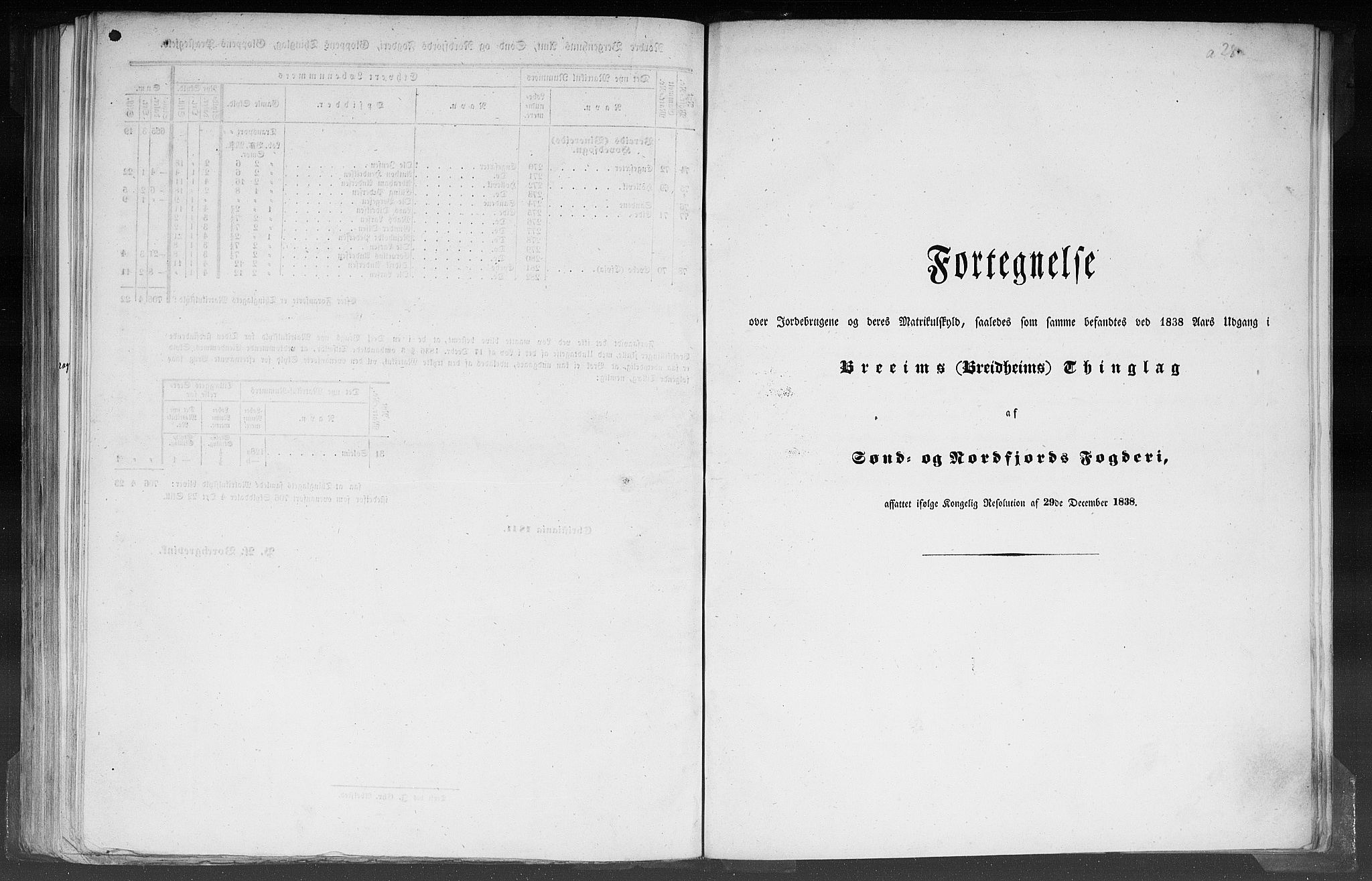 Rygh, AV/RA-PA-0034/F/Fb/L0012: Matrikkelen for 1838 - Nordre Bergenhus amt (Sogn og Fjordane fylke), 1838