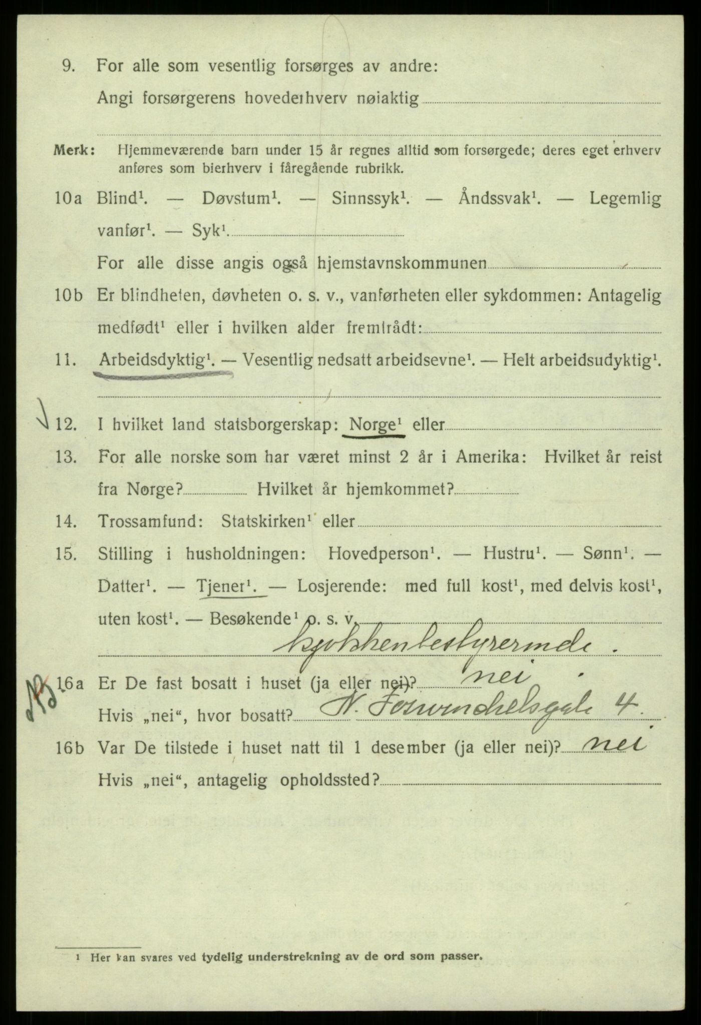 SAB, Folketelling 1920 for 1301 Bergen kjøpstad, 1920, s. 71384