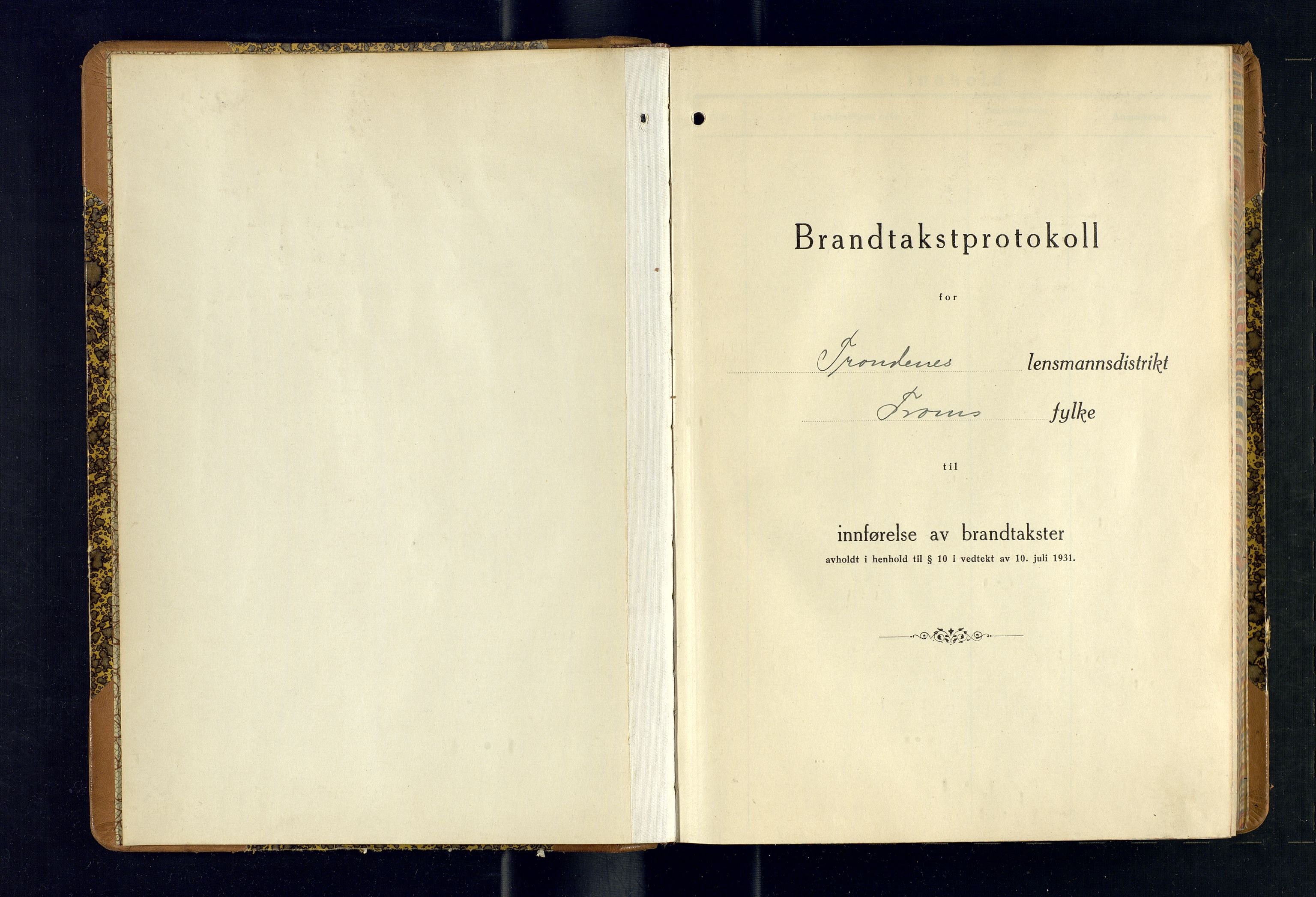 Harstad lensmannskontor, SATØ/SATØ-10/F/Fr/Fra/L0621: Branntakstprotokoll (S), 1939-1940