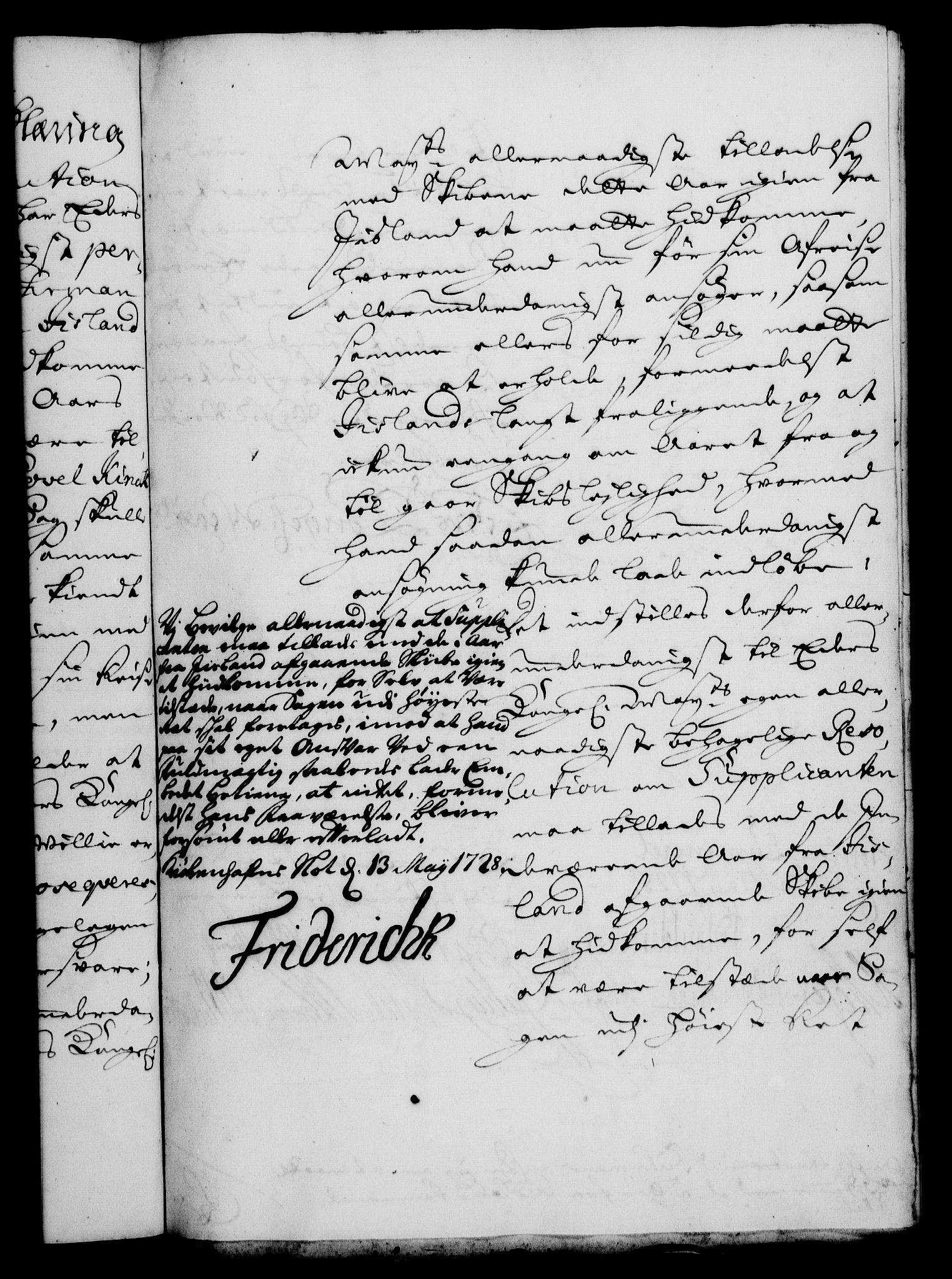 Rentekammeret, Kammerkanselliet, RA/EA-3111/G/Gf/Gfa/L0011: Norsk relasjons- og resolusjonsprotokoll (merket RK 52.11), 1728, s. 335