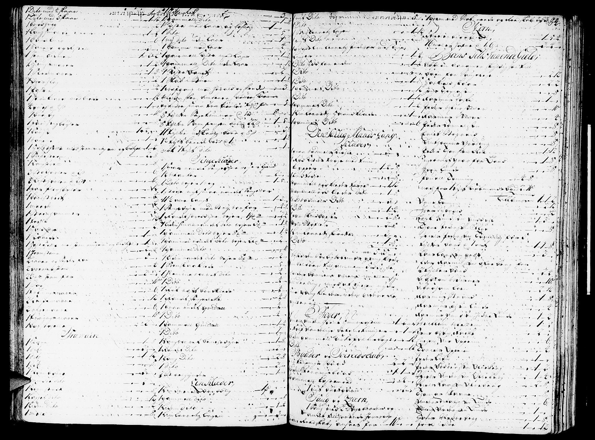 Nordfjord sorenskriveri, SAB/A-2801/04/04a/L0007: Skifteprotokollar, 1731-1734, s. 83b-84a