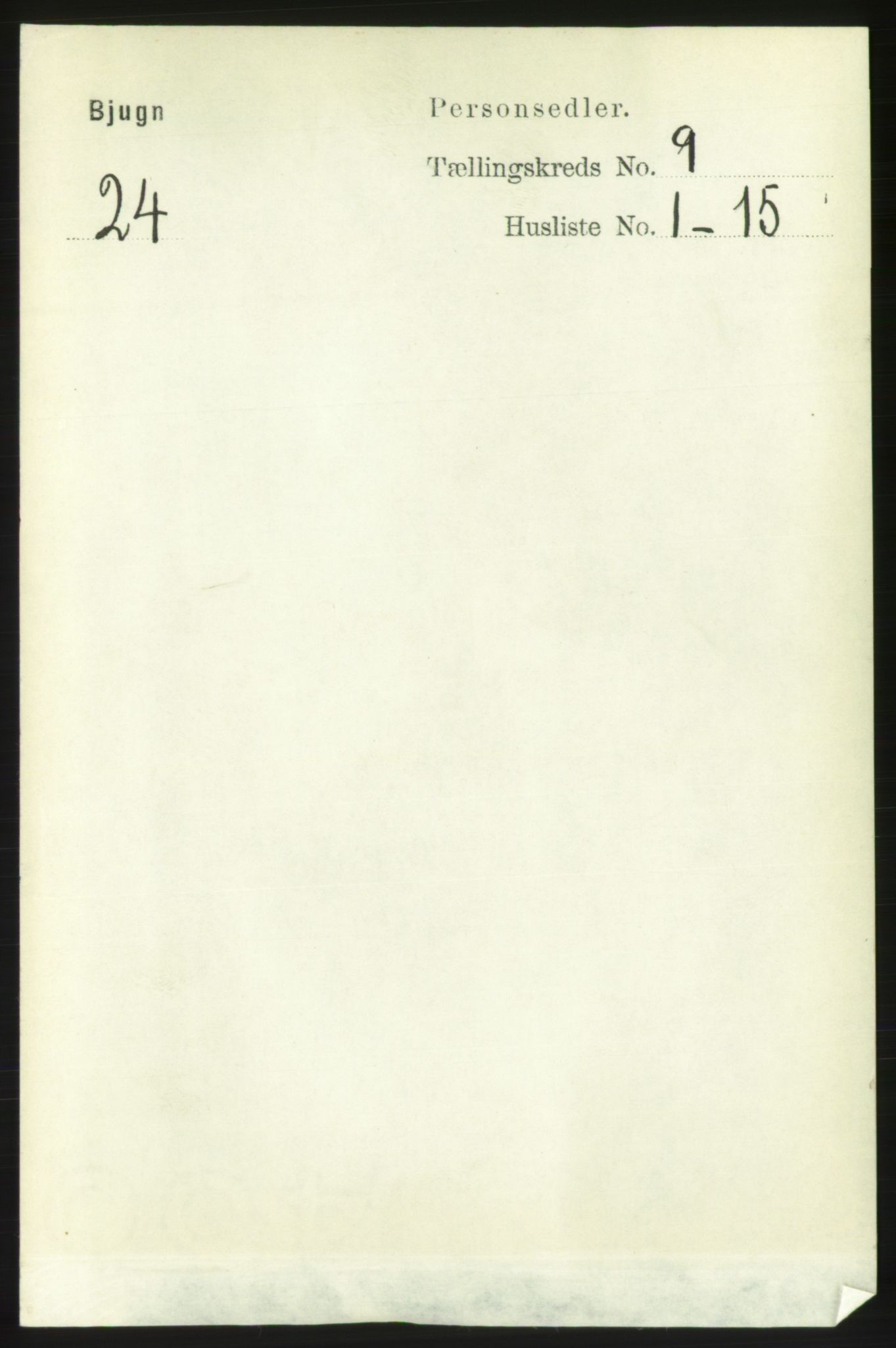 RA, Folketelling 1891 for 1627 Bjugn herred, 1891, s. 2382