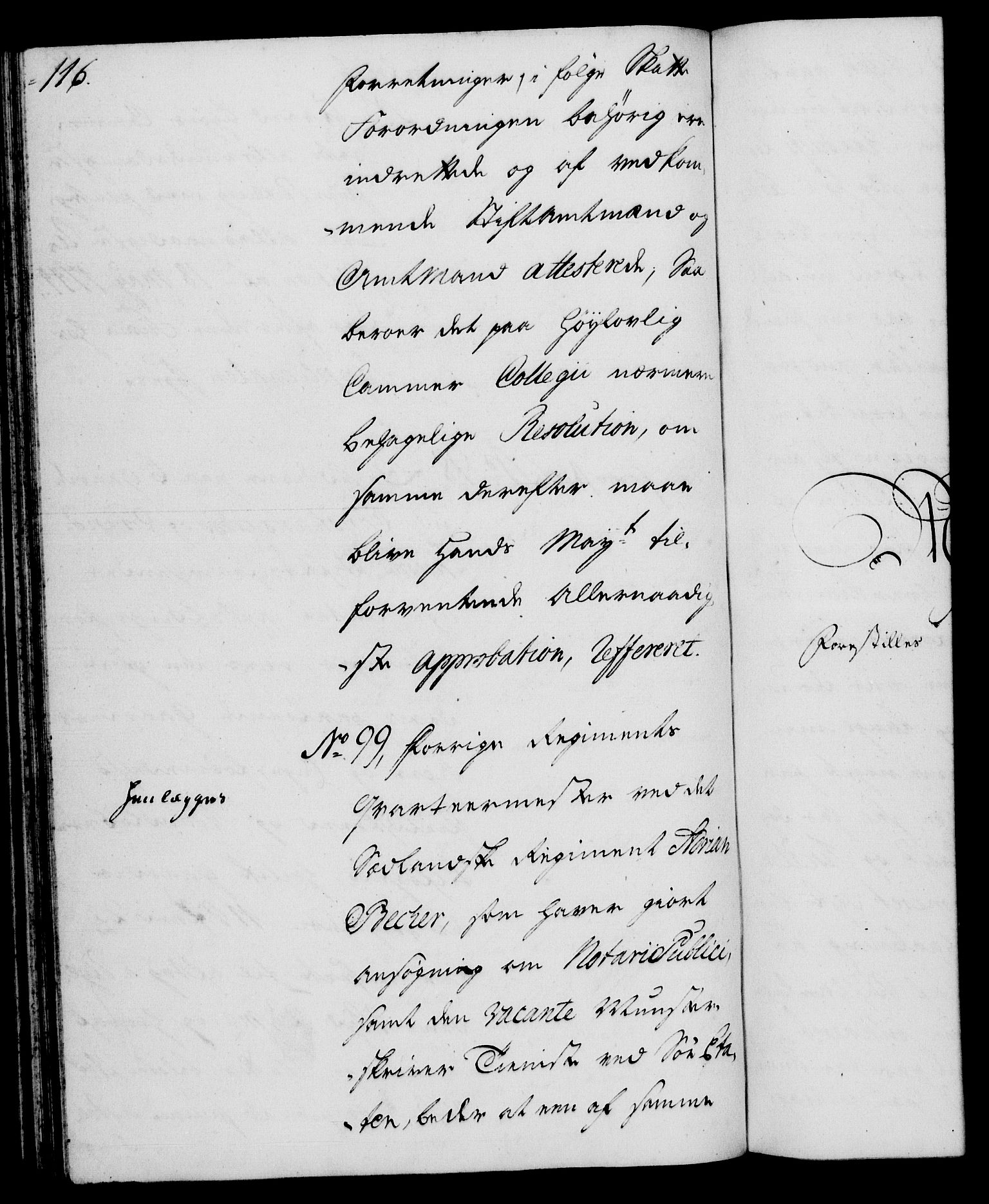 Rentekammeret, Kammerkanselliet, RA/EA-3111/G/Gh/Gha/L0026: Norsk ekstraktmemorialprotokoll (merket RK 53.71), 1744-1745, s. 116