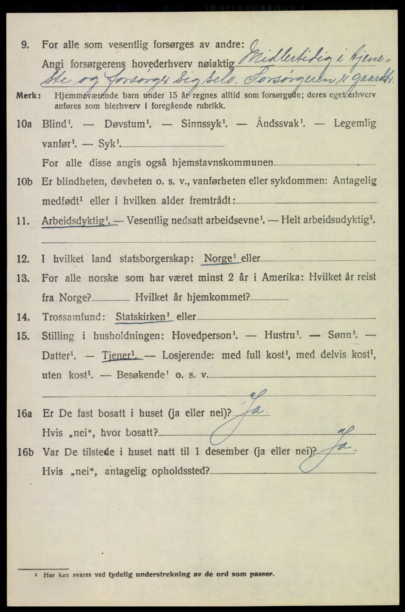 SAH, Folketelling 1920 for 0437 Tynset herred, 1920, s. 1603