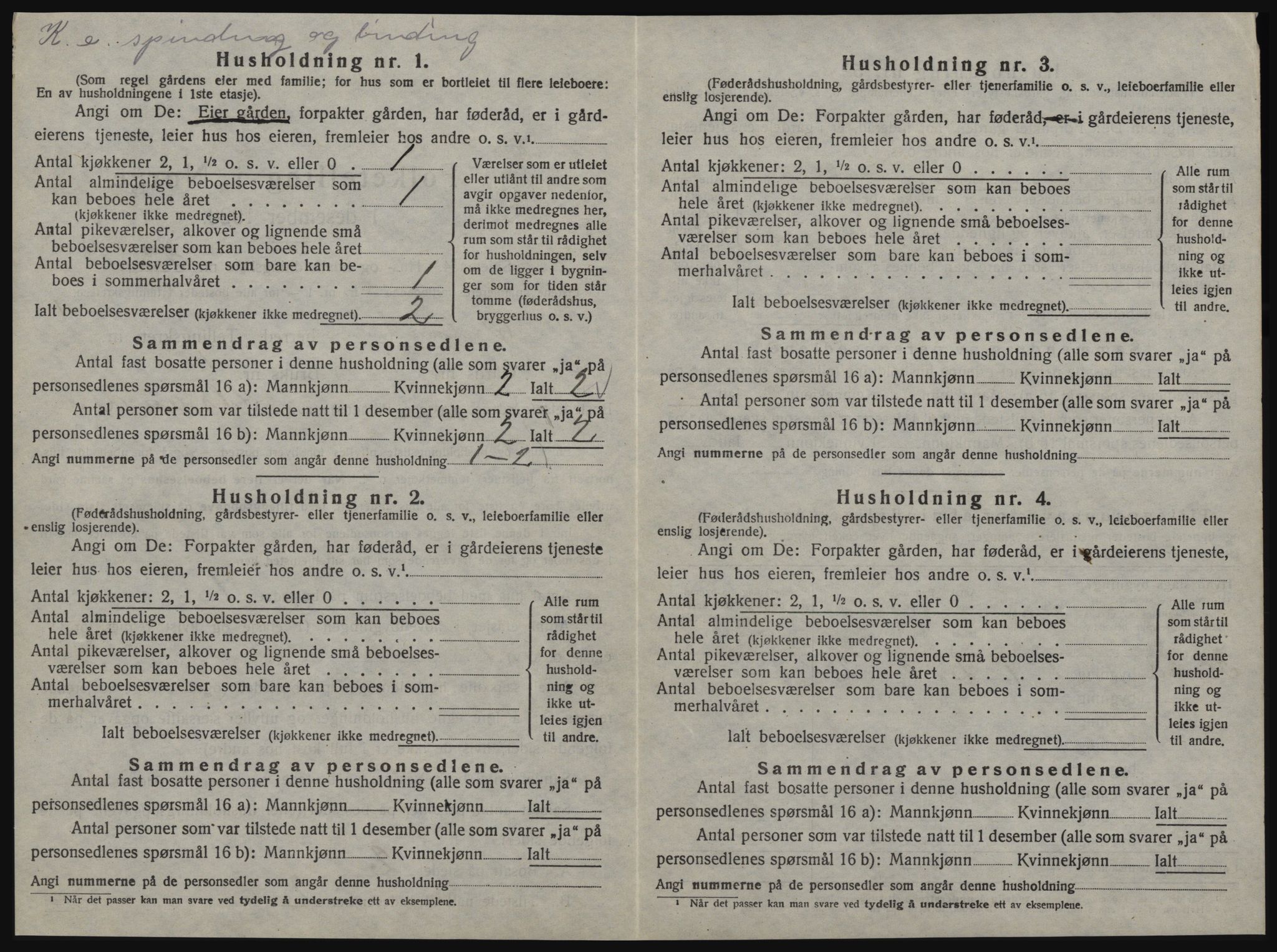 SAT, Folketelling 1920 for 1621 Ørland herred, 1920, s. 146