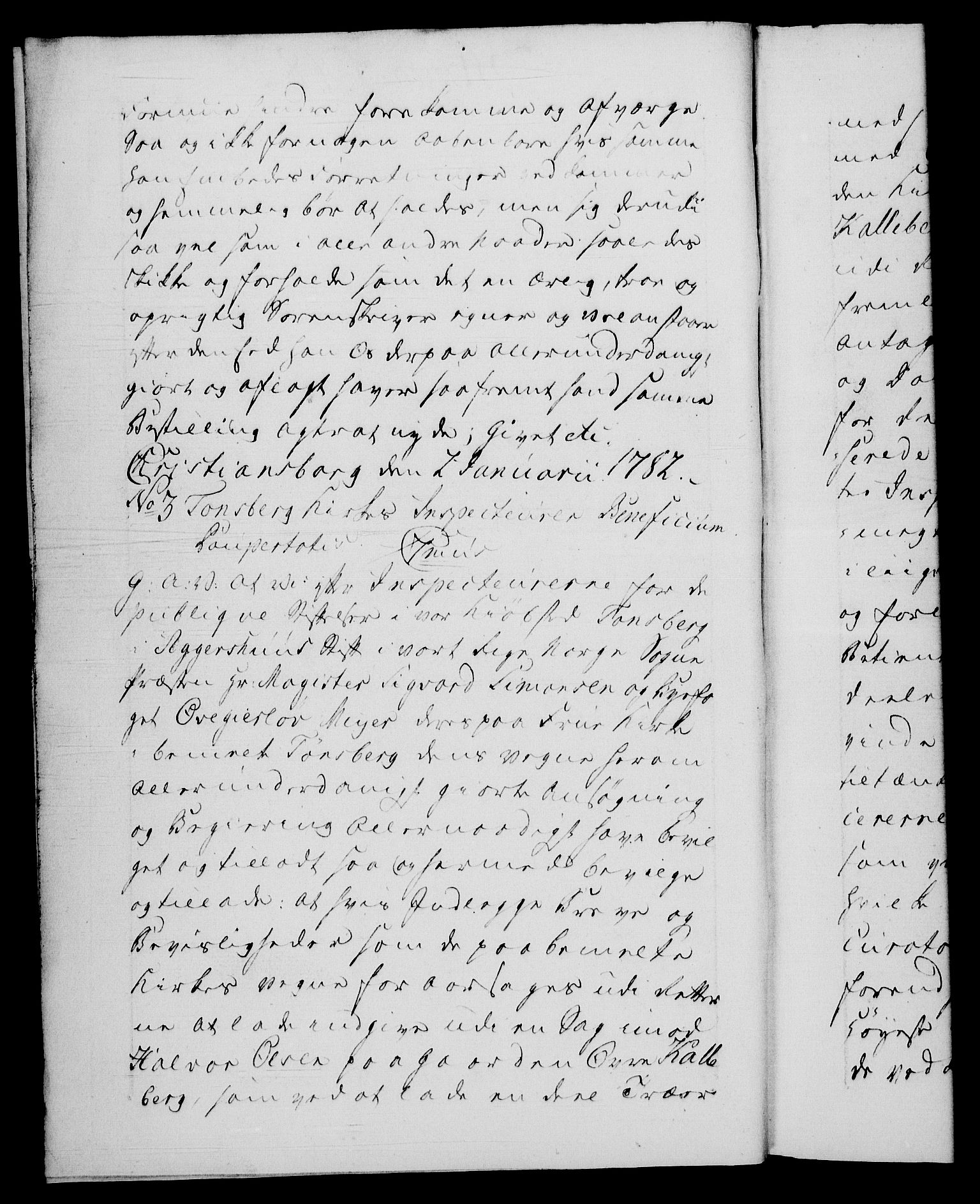 Danske Kanselli 1572-1799, RA/EA-3023/F/Fc/Fca/Fcaa/L0049: Norske registre, 1782-1783, s. 1b