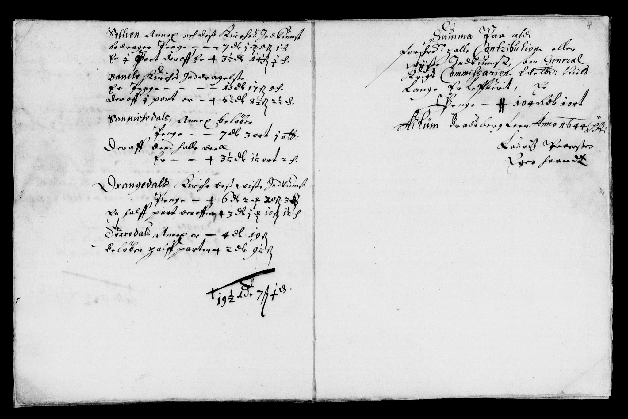 Rentekammeret inntil 1814, Reviderte regnskaper, Lensregnskaper, AV/RA-EA-5023/R/Rb/Rbp/L0032: Bratsberg len, 1645-1647