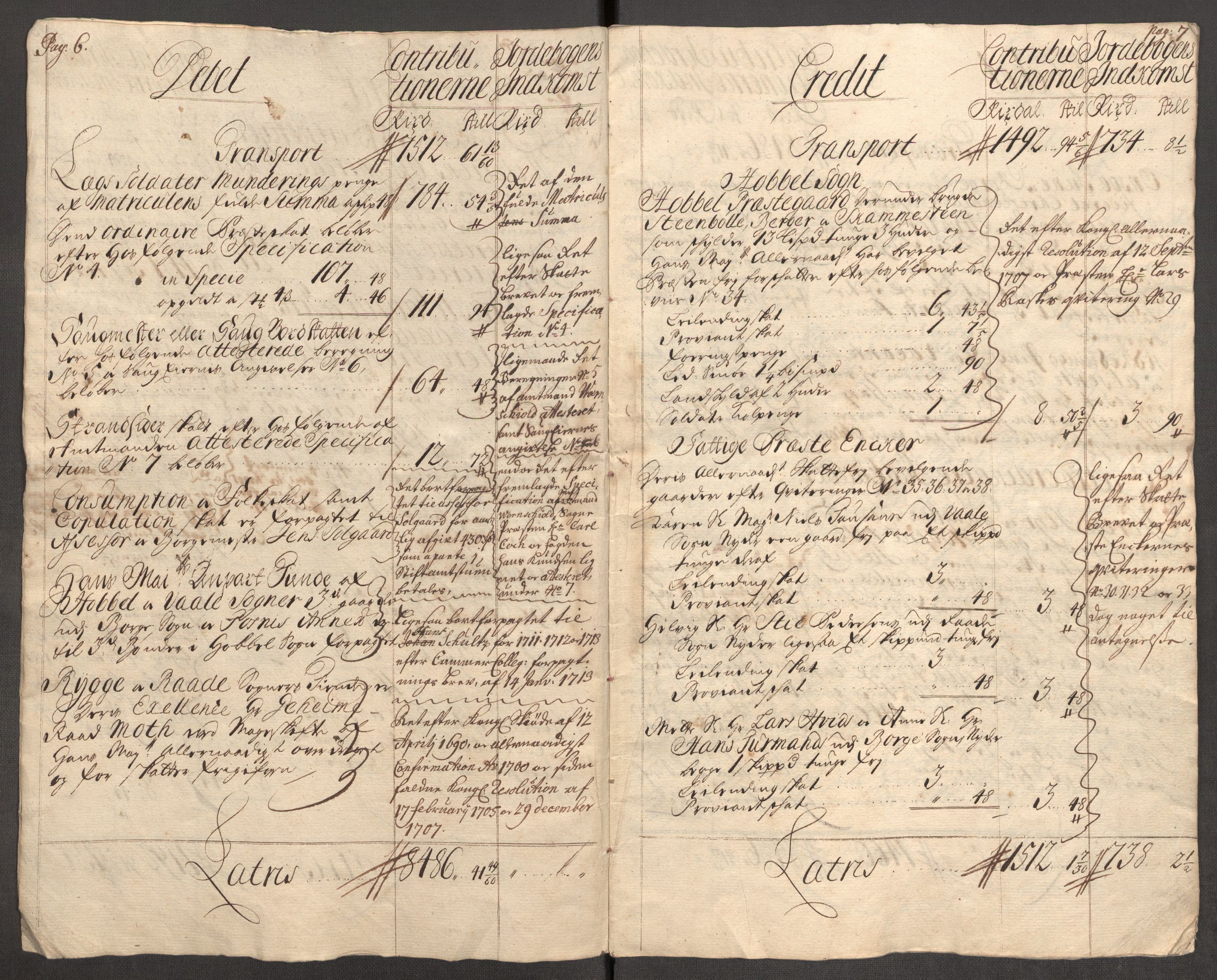 Rentekammeret inntil 1814, Reviderte regnskaper, Fogderegnskap, RA/EA-4092/R04/L0137: Fogderegnskap Moss, Onsøy, Tune, Veme og Åbygge, 1712, s. 6