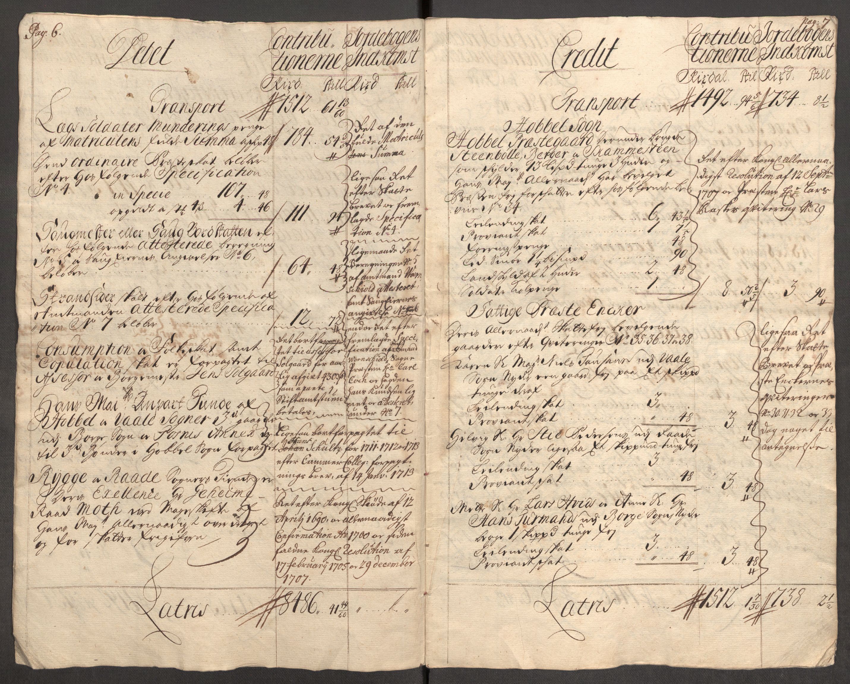 Rentekammeret inntil 1814, Reviderte regnskaper, Fogderegnskap, AV/RA-EA-4092/R04/L0137: Fogderegnskap Moss, Onsøy, Tune, Veme og Åbygge, 1712, s. 6