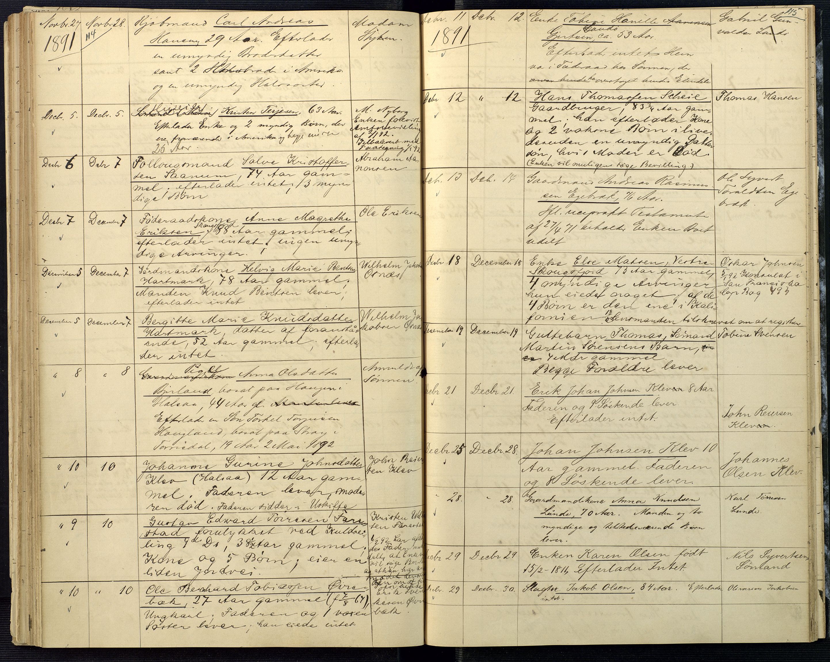 Mandal sorenskriveri, AV/SAK-1221-0005/001/H/Ha/L0004: Dødsfall Mandal prestegjeld nr 3, 1883-1894