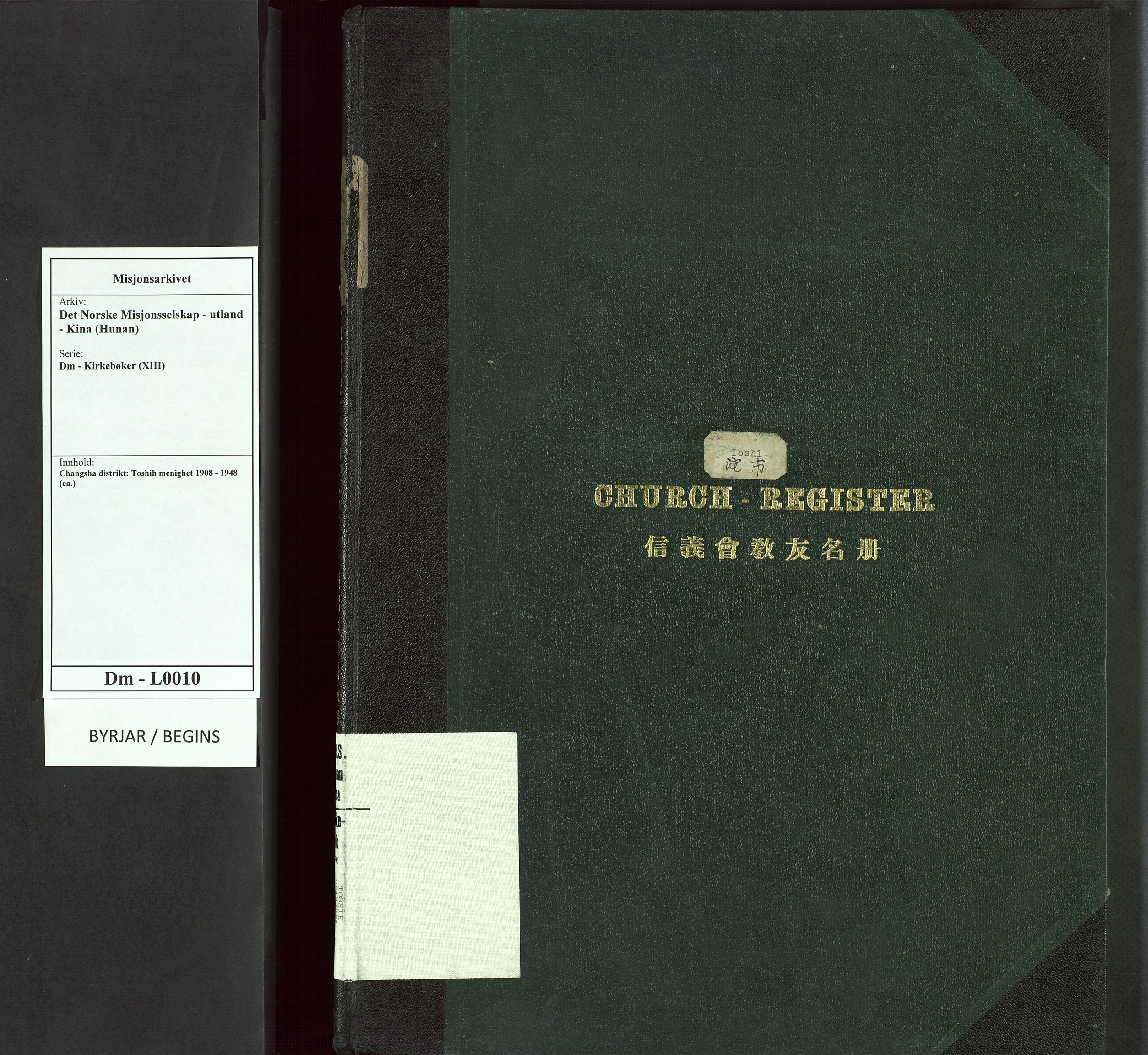 Det Norske Misjonsselskap - utland - Kina (Hunan), VID/MA-A-1065/Dm/L0010: Ministerialbok nr. 55, 1908-1948