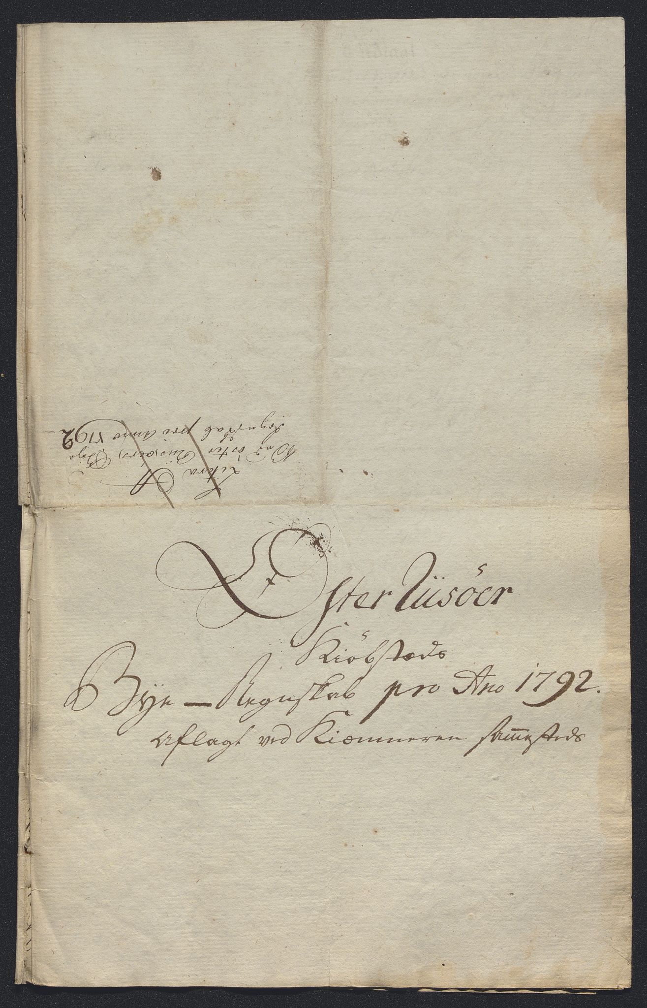 Danske Kanselli 1800-1814, RA/EA-3024/K/Kk/Kka/Kkac/L0234: Kjøpstadregnskap Øster Risør, 1791-1795, s. 108