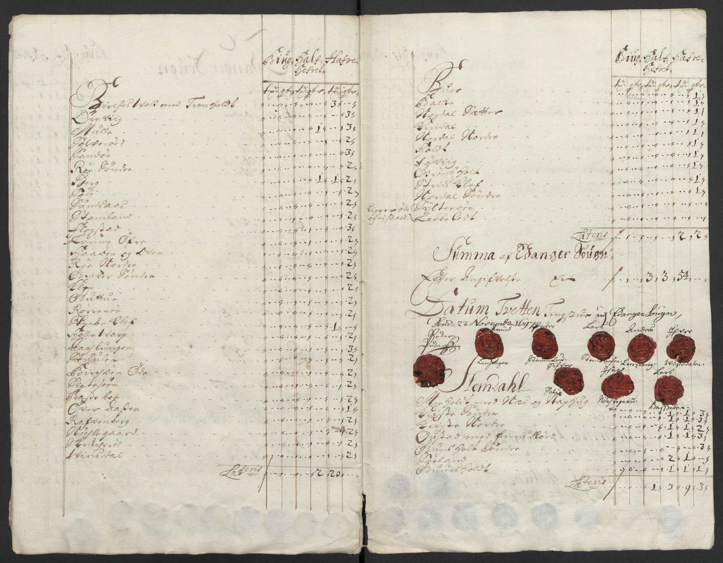 Rentekammeret inntil 1814, Reviderte regnskaper, Fogderegnskap, RA/EA-4092/R36/L2097: Fogderegnskap Øvre og Nedre Telemark og Bamble, 1697, s. 38