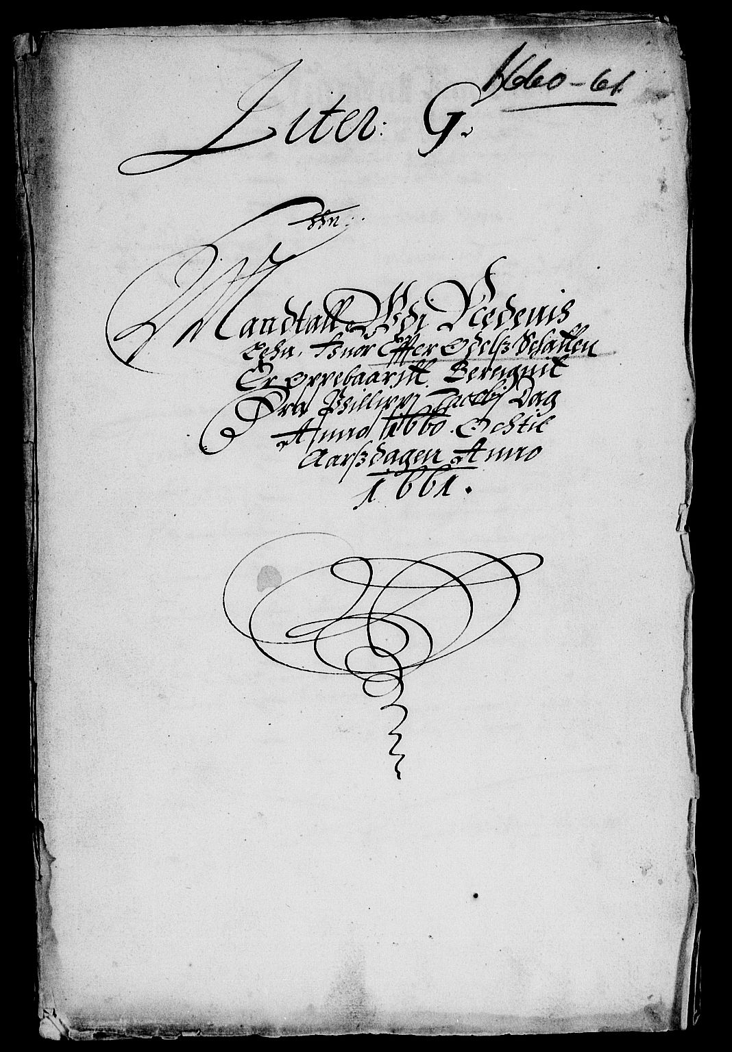 Rentekammeret inntil 1814, Reviderte regnskaper, Lensregnskaper, AV/RA-EA-5023/R/Rb/Rbq/L0049: Nedenes len. Mandals len. Råbyggelag., 1659-1661