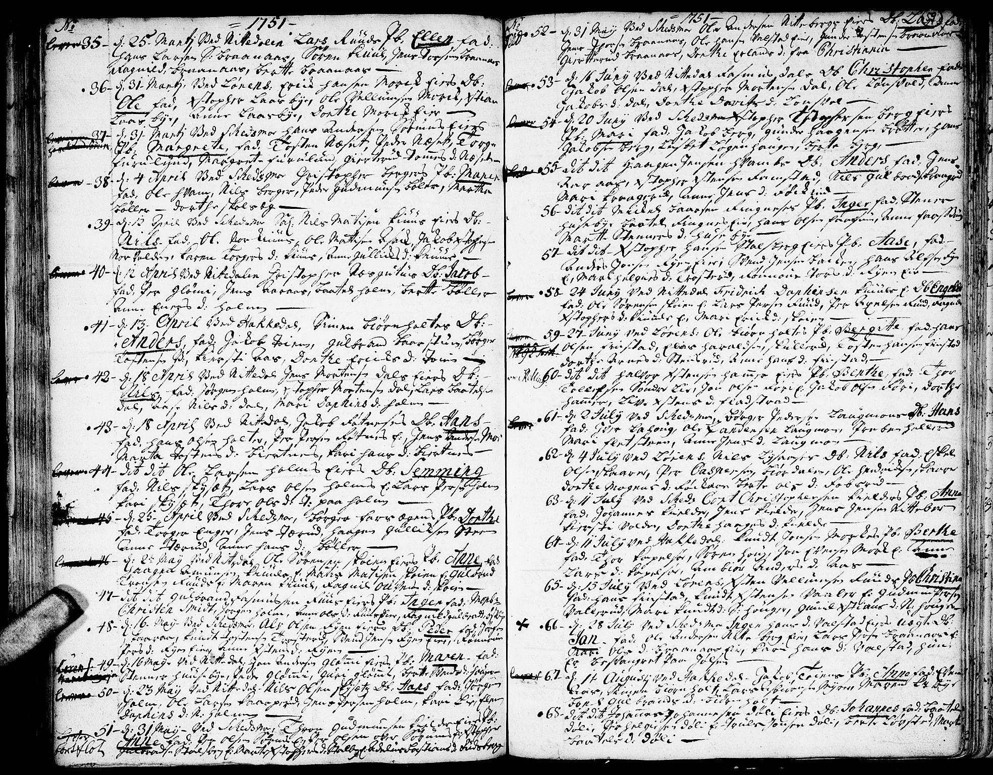 Skedsmo prestekontor Kirkebøker, AV/SAO-A-10033a/F/Fa/L0003: Ministerialbok nr. I 3, 1737-1759, s. 59