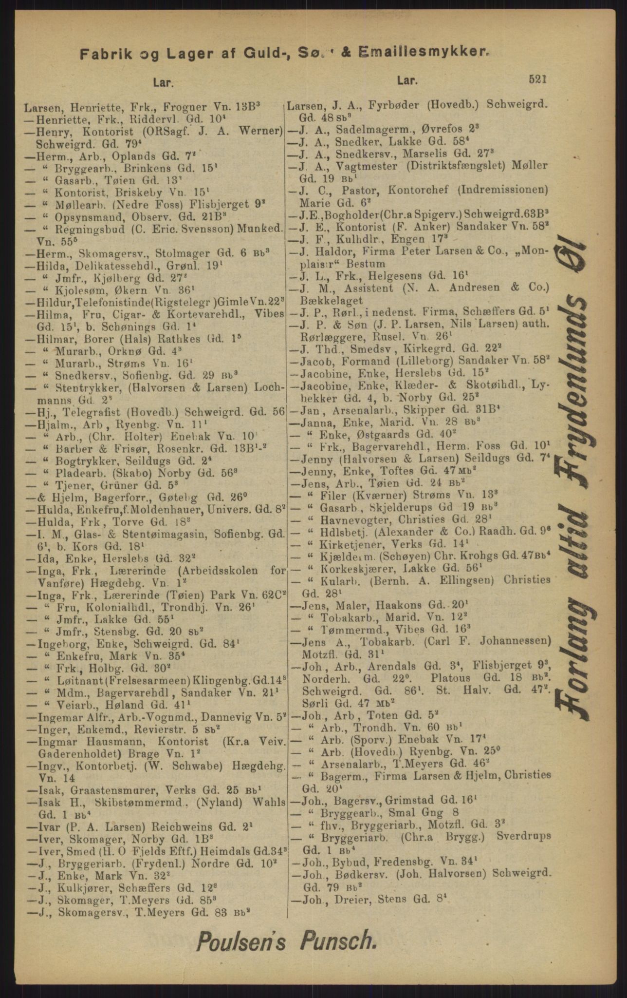 Kristiania/Oslo adressebok, PUBL/-, 1902, s. 521