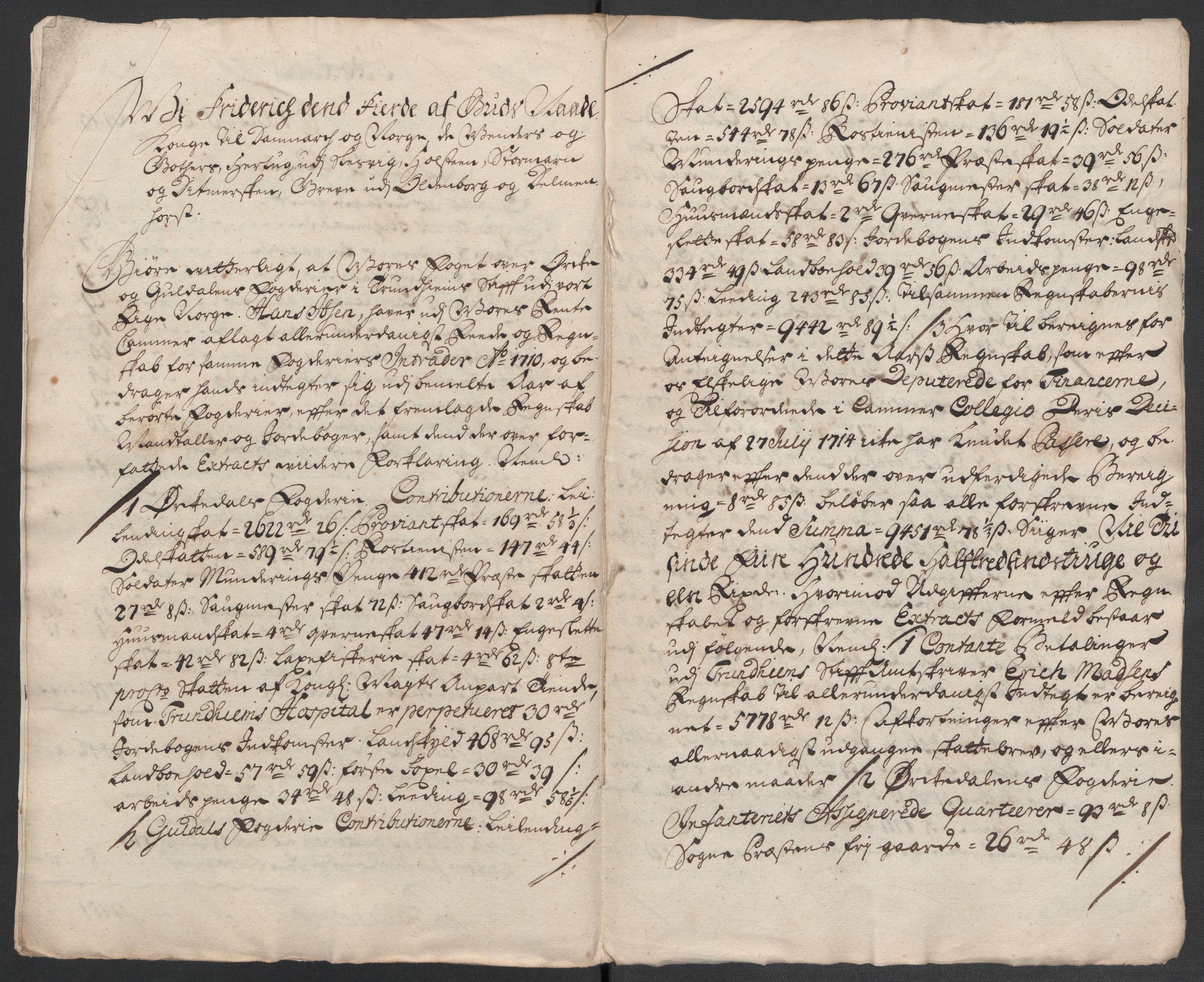 Rentekammeret inntil 1814, Reviderte regnskaper, Fogderegnskap, RA/EA-4092/R60/L3960: Fogderegnskap Orkdal og Gauldal, 1710, s. 436