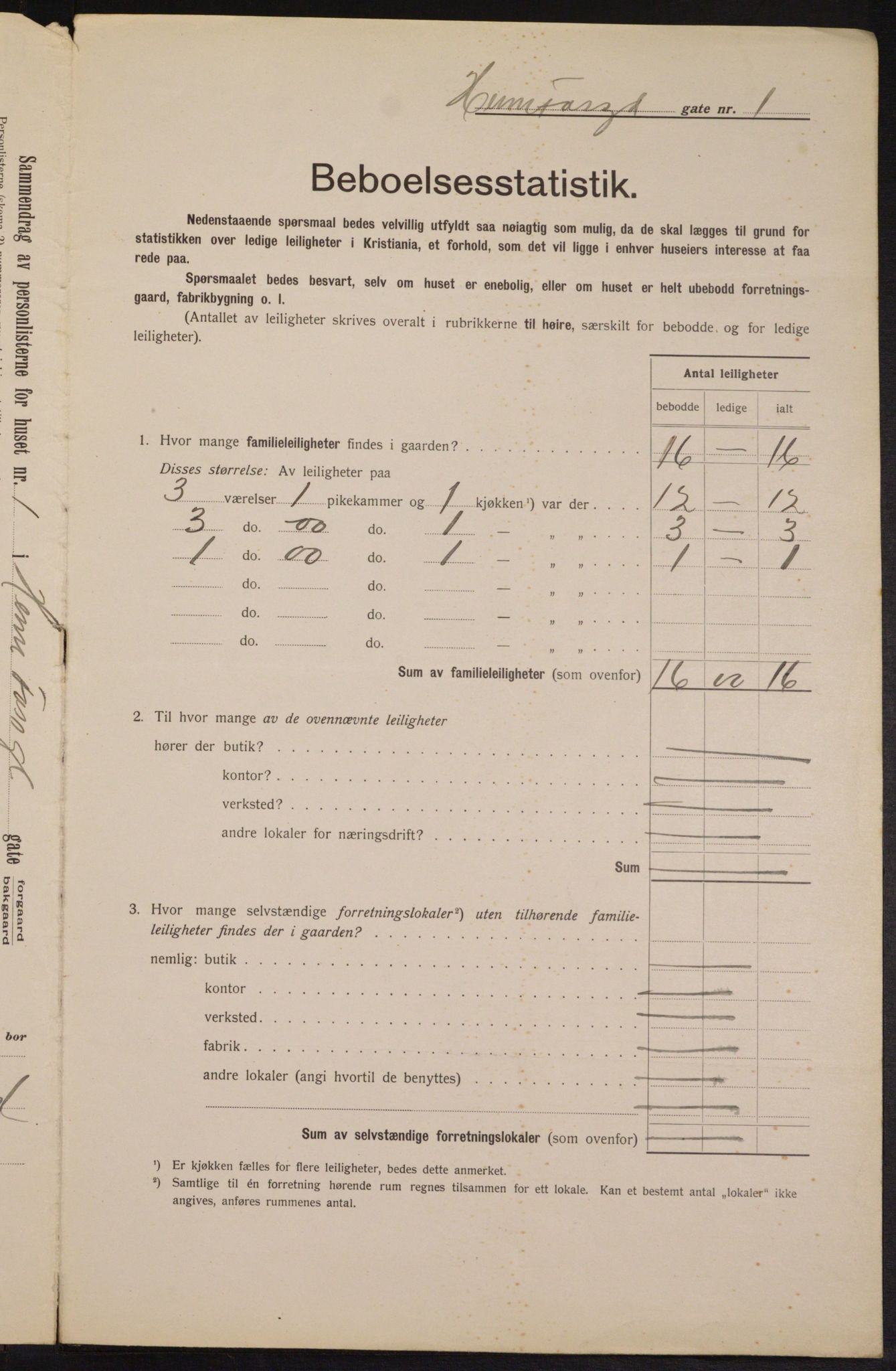 OBA, Kommunal folketelling 1.2.1913 for Kristiania, 1913, s. 38370