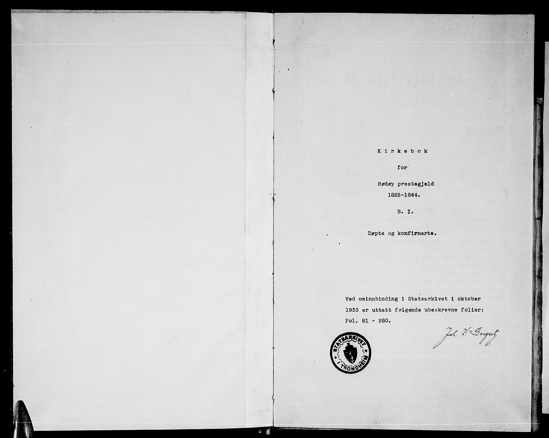 Ministerialprotokoller, klokkerbøker og fødselsregistre - Nordland, SAT/A-1459/841/L0598: Ministerialbok nr. 841A06 /1, 1825-1844