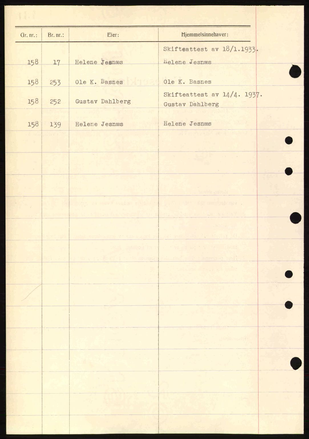 Aker herredsskriveri, SAO/A-10896/G/Gb/Gba/Gbab/L0025: Pantebok nr. A154-155, 1938-1938, Dagboknr: 10851/1938