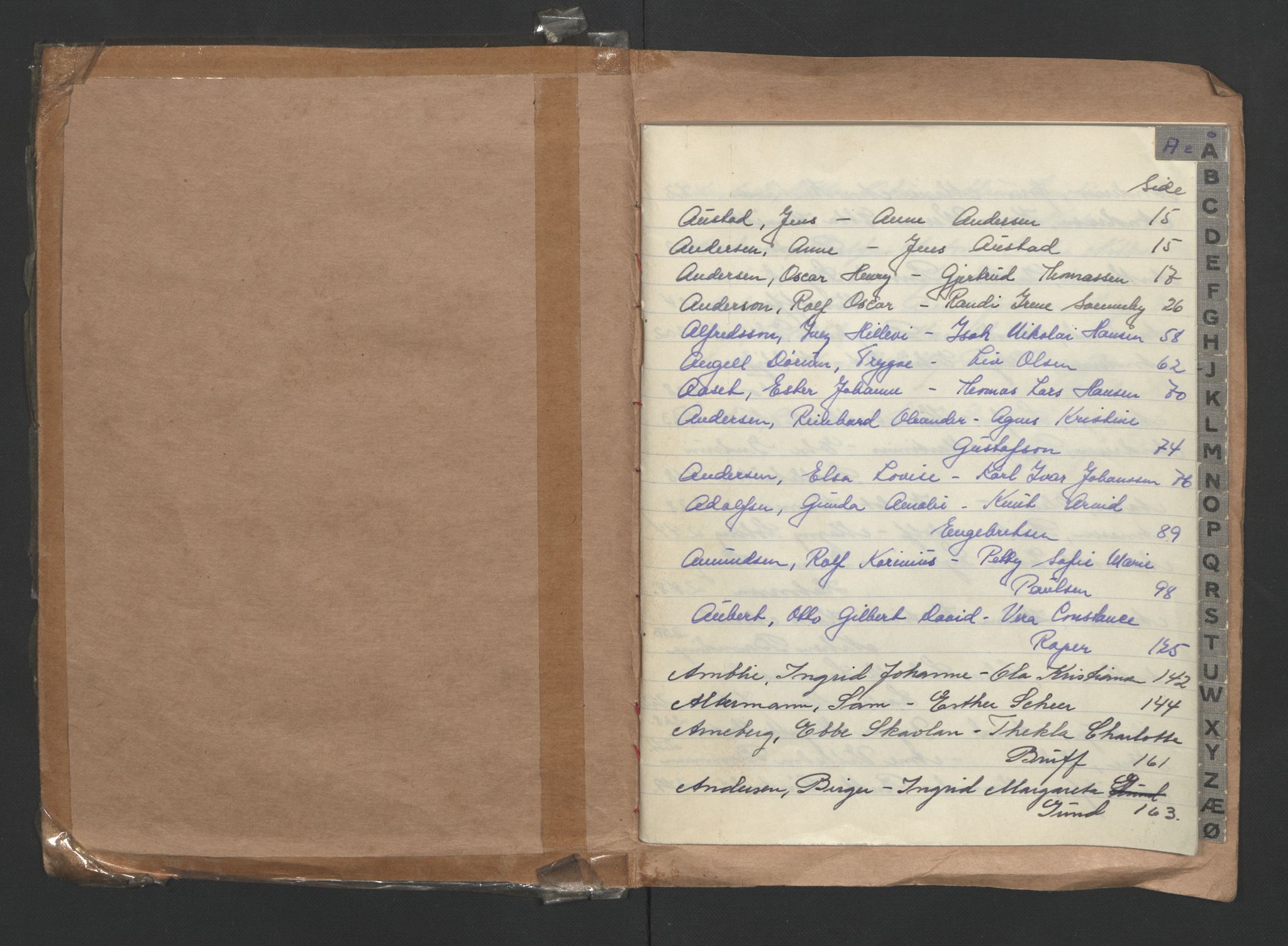 Aker sorenskriveri, AV/SAO-A-10895/L/Lc/Lcb/L0024: Vigselprotokoll, 1946