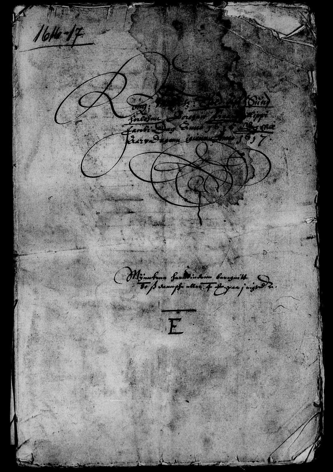 Rentekammeret inntil 1814, Reviderte regnskaper, Lensregnskaper, AV/RA-EA-5023/R/Rb/Rbt/L0021: Bergenhus len, 1616-1617